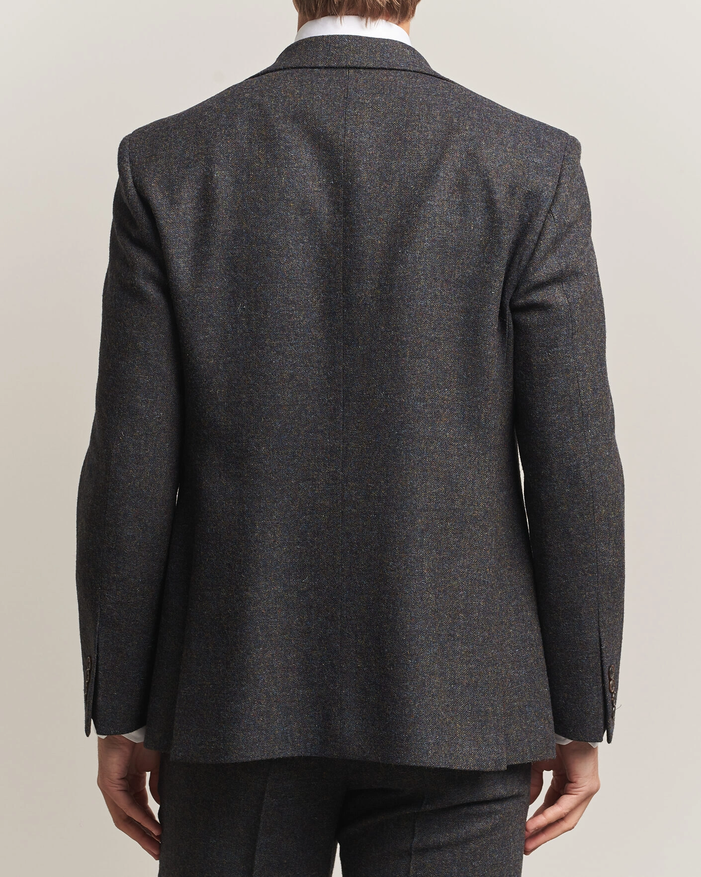 Herr | Kavajer | Walker Slater | Edward Shetland Wool Donegal Blazer Navy