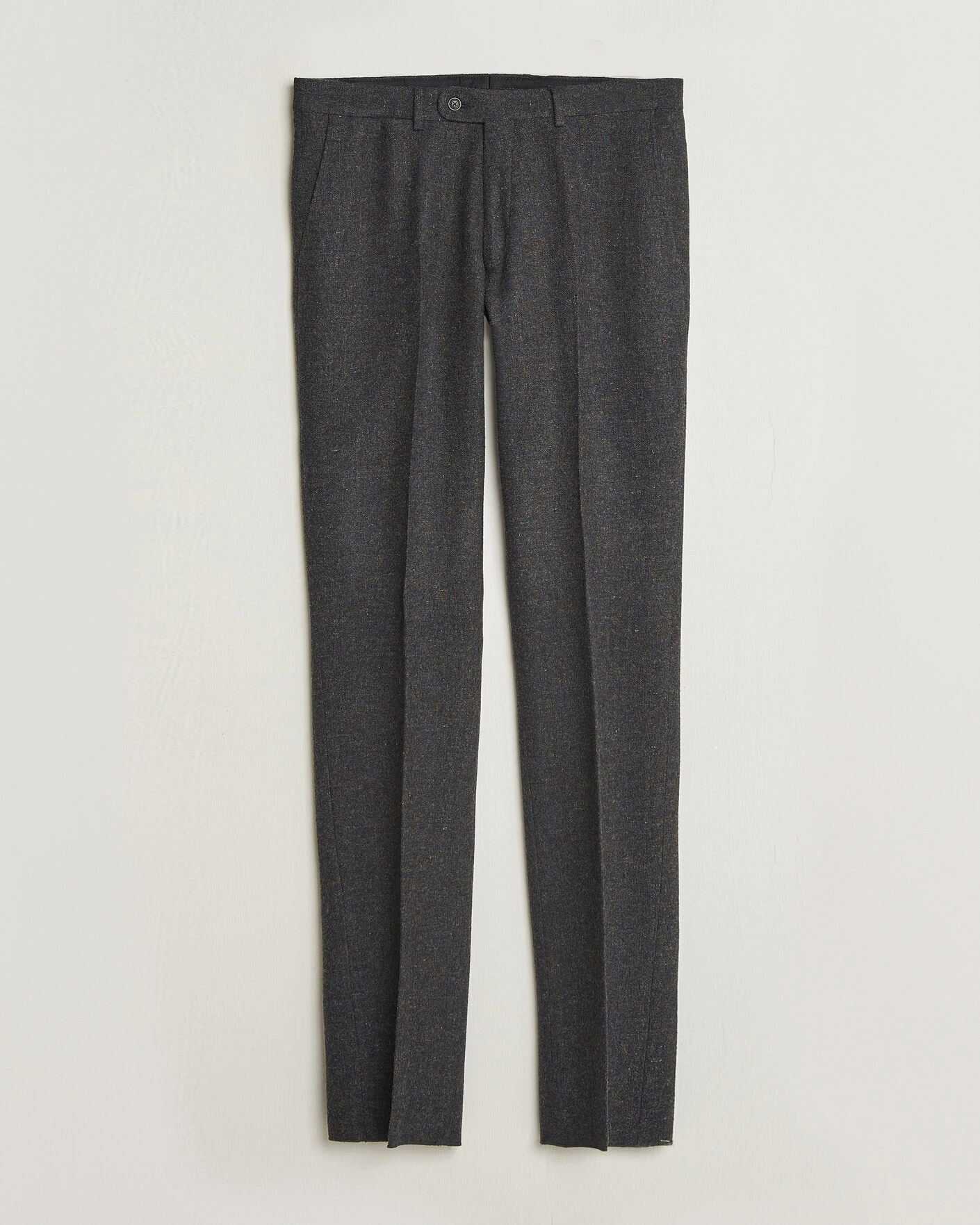 Herr | Byxor | Walker Slater | Edward Shetland Wool Donegal Trousers Navy