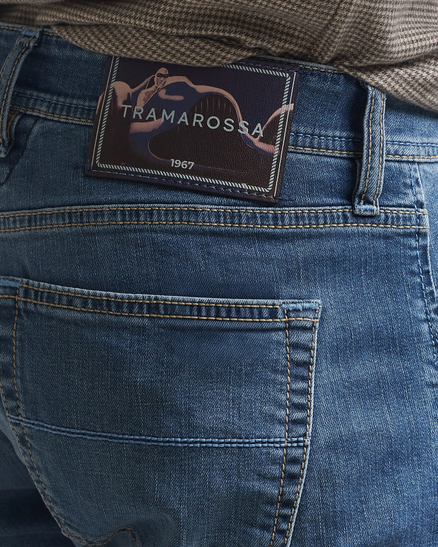 Herr | Jeans | Tramarossa | Michelangelo Stretch Jeans Light Blue