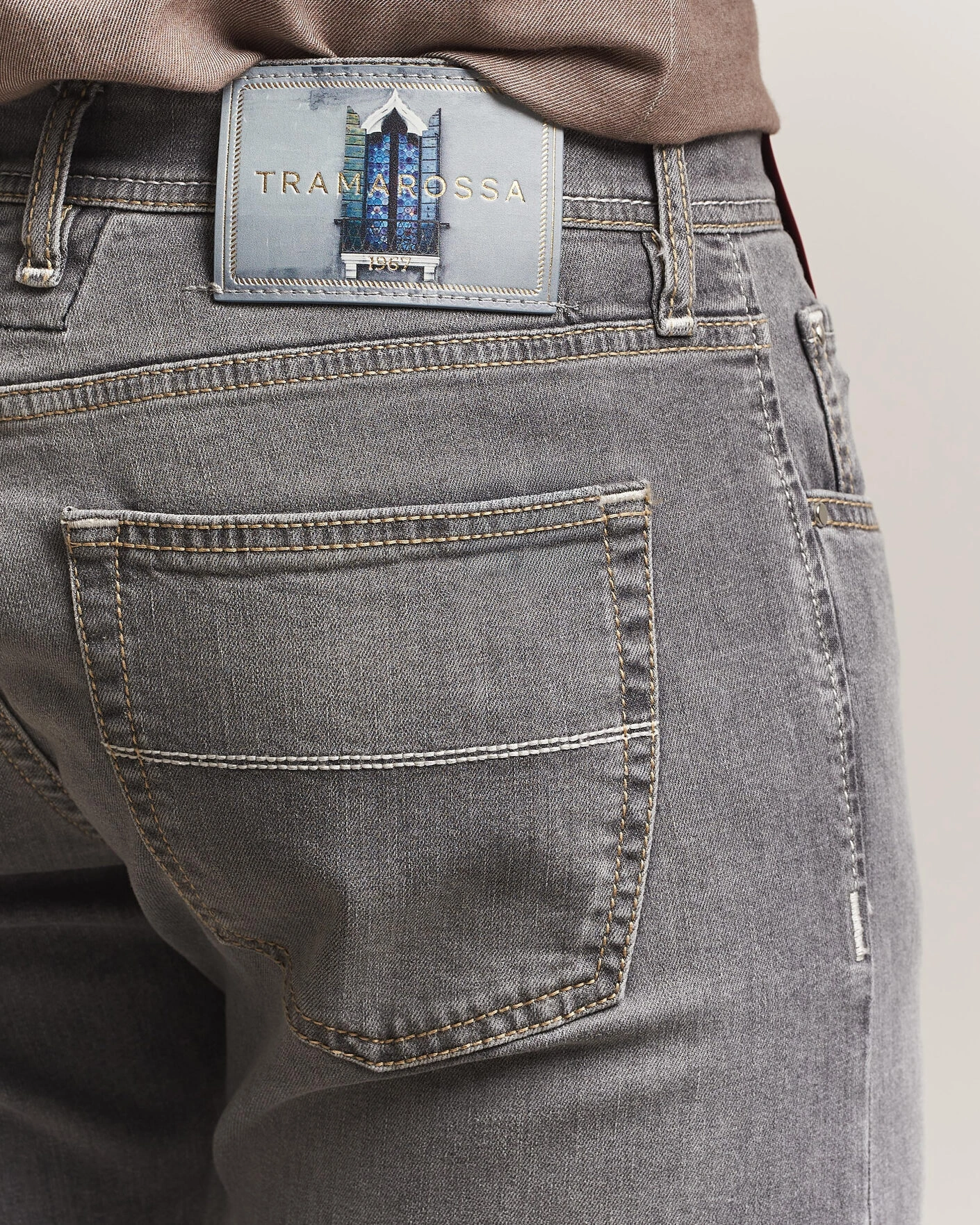 Herr | Jeans | Tramarossa | Michelangelo Stretch Jeans Light Grey