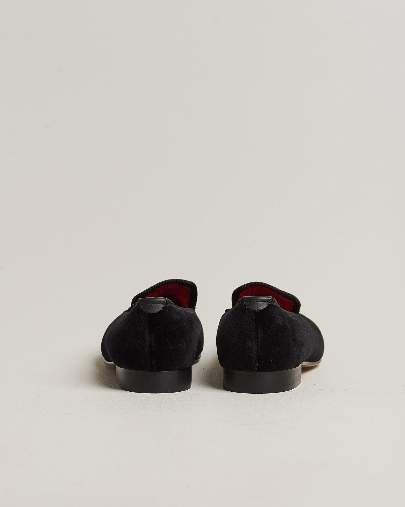 Herr | Loafers | Bowhill & Elliott | Plain Albert Pump Black Velvet
