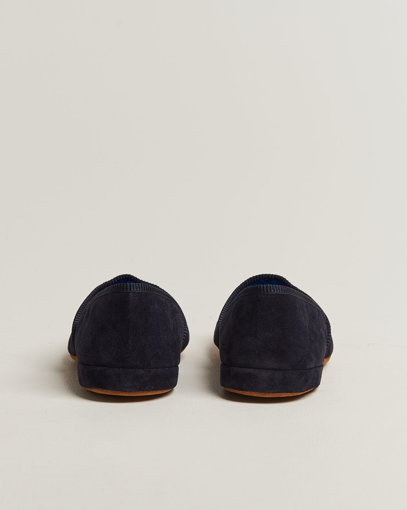 Herr | Sandaler & Tofflor | Bowhill & Elliott | Grecian Indoor Slippers Black Suede