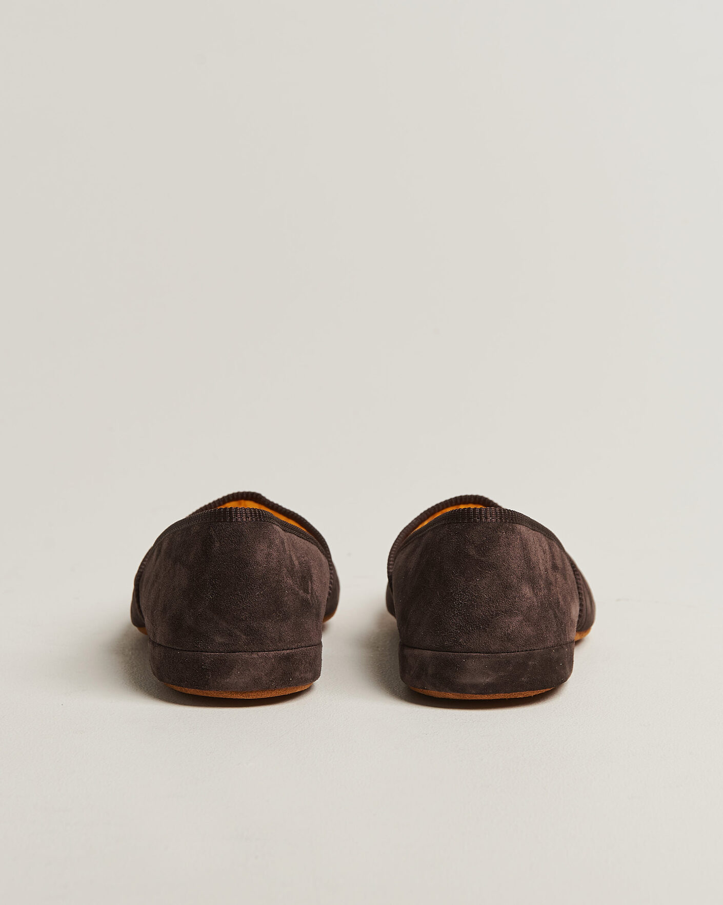Herr | Sandaler & Tofflor | Bowhill & Elliott | Grecian Indoor Slippers Chocolate Suede