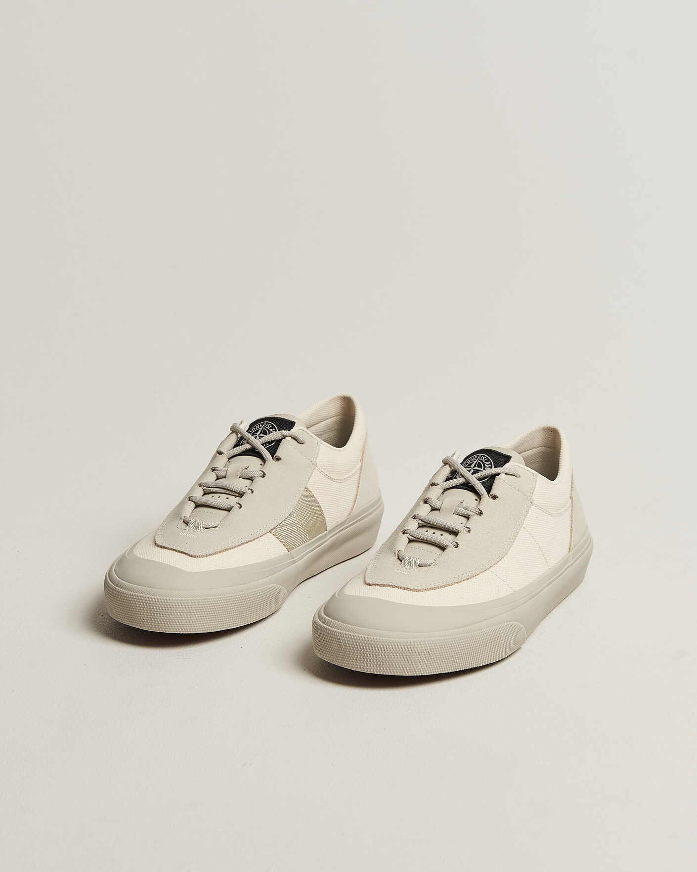 Herr | Sneakers | Stone Island | Low Top Canvas Sneaker Ivory