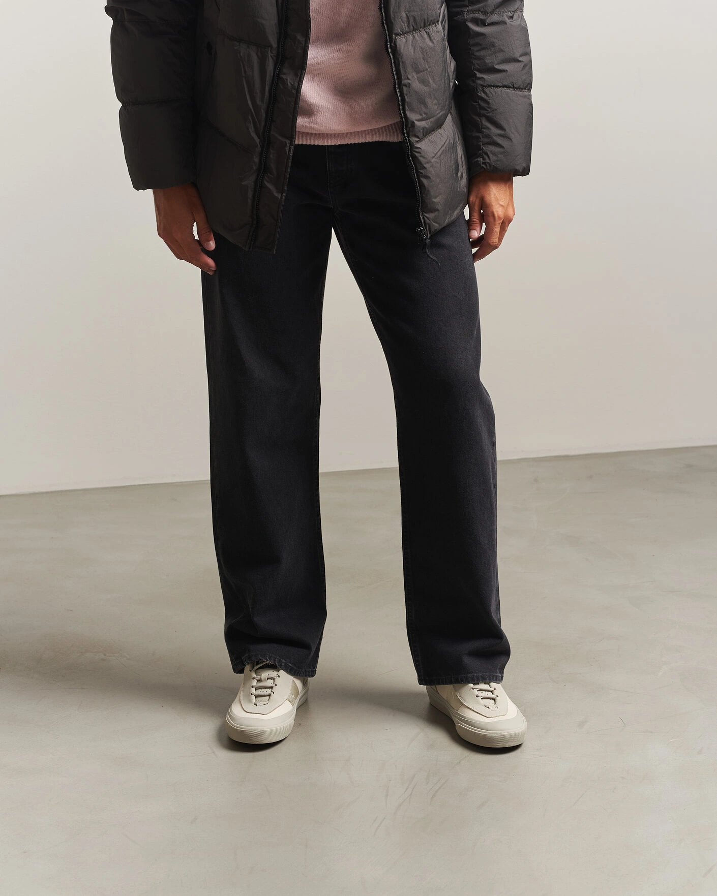 Herr | Sneakers | Stone Island | Low Top Canvas Sneaker Ivory