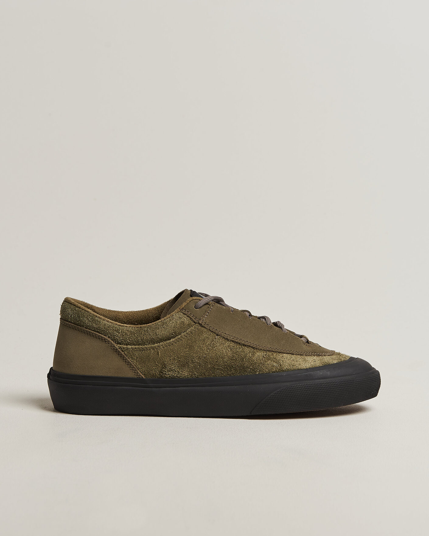 Herr | Sneakers | Stone Island | Low Top Suede Sneaker Military Green