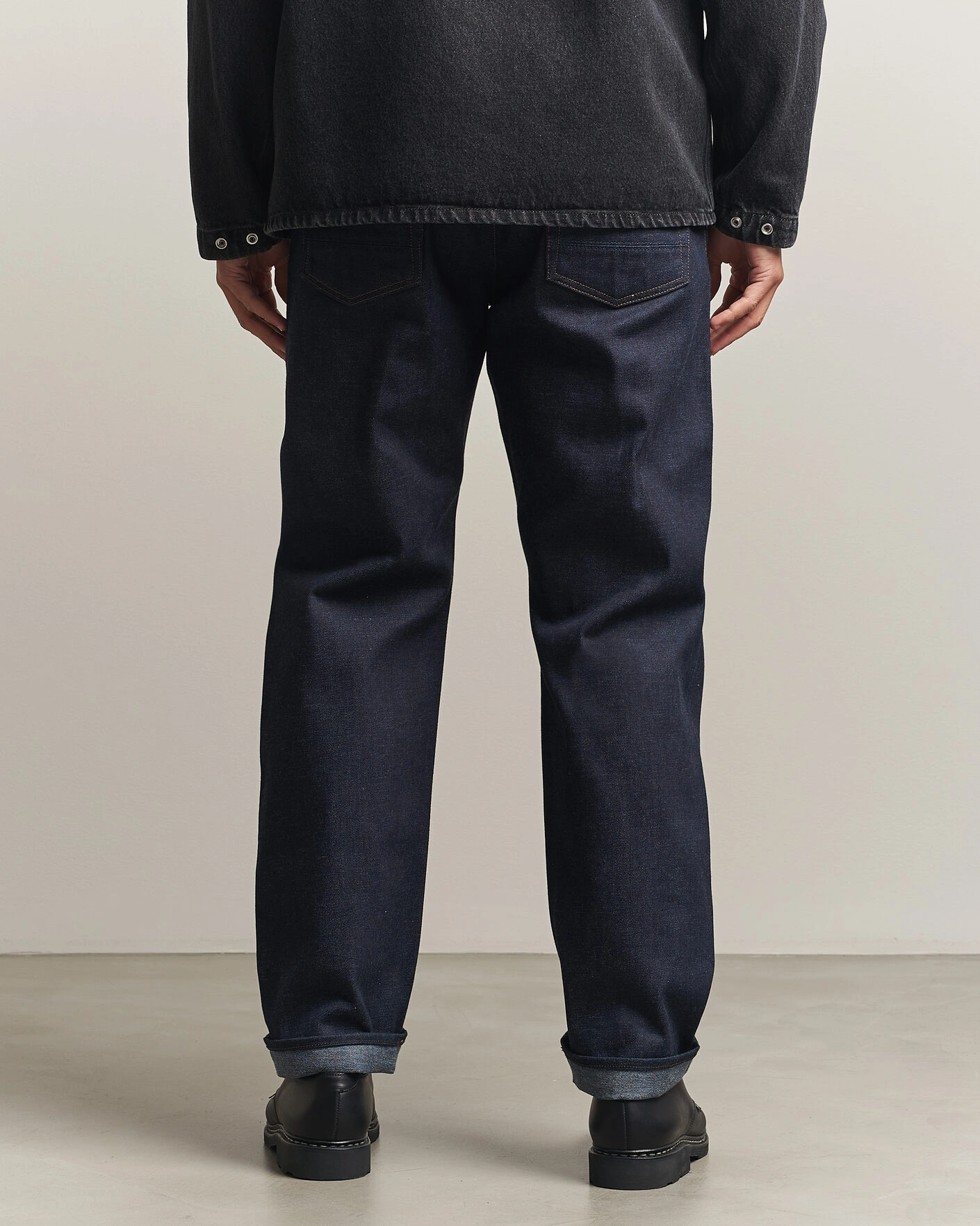 Herr | Jeans | Stone Island | Regular Straight Fit Selvedge Jeans Blue Raw