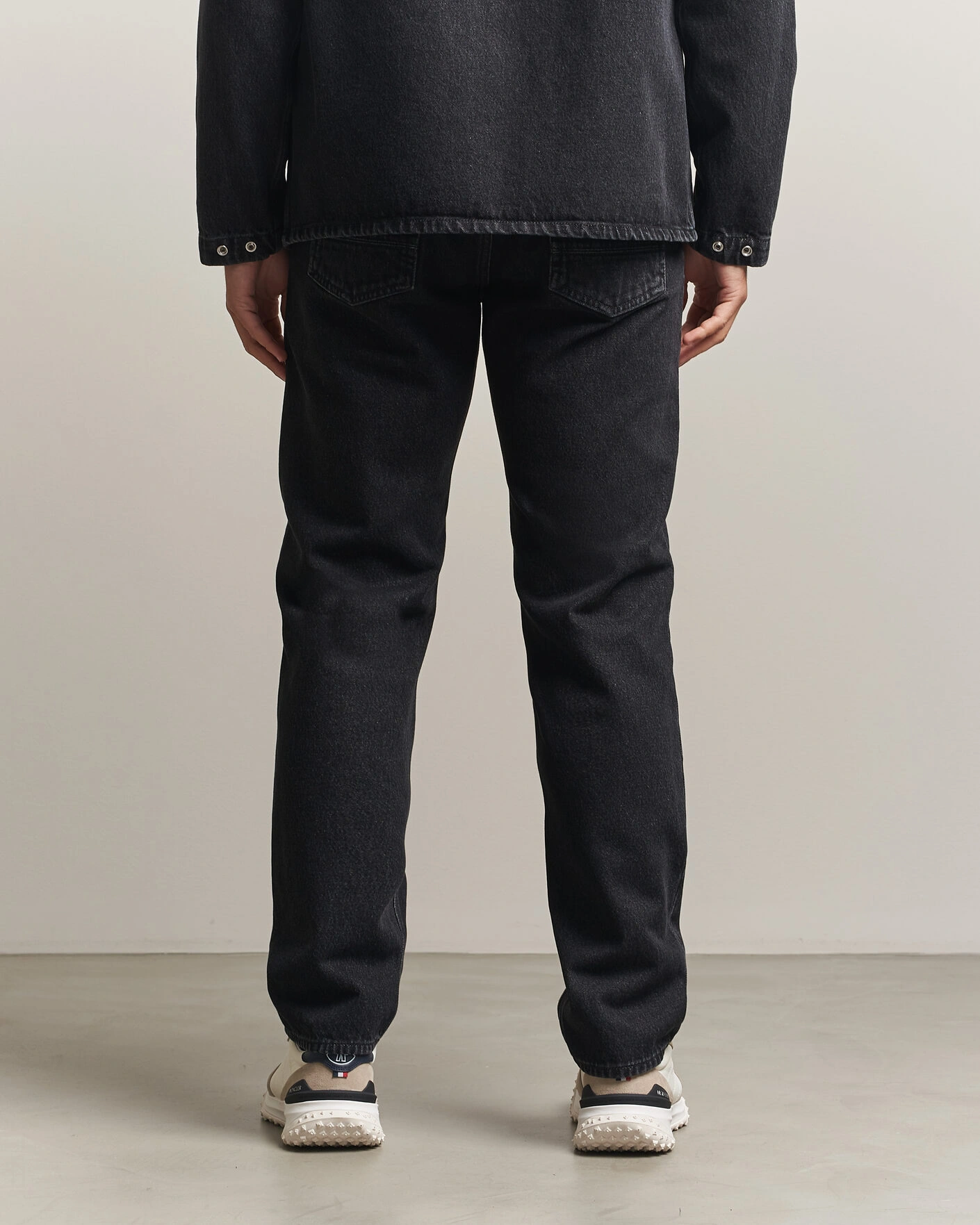 Herr | Jeans | Stone Island | Regular Straight Fit Jeans Black Medium Wash