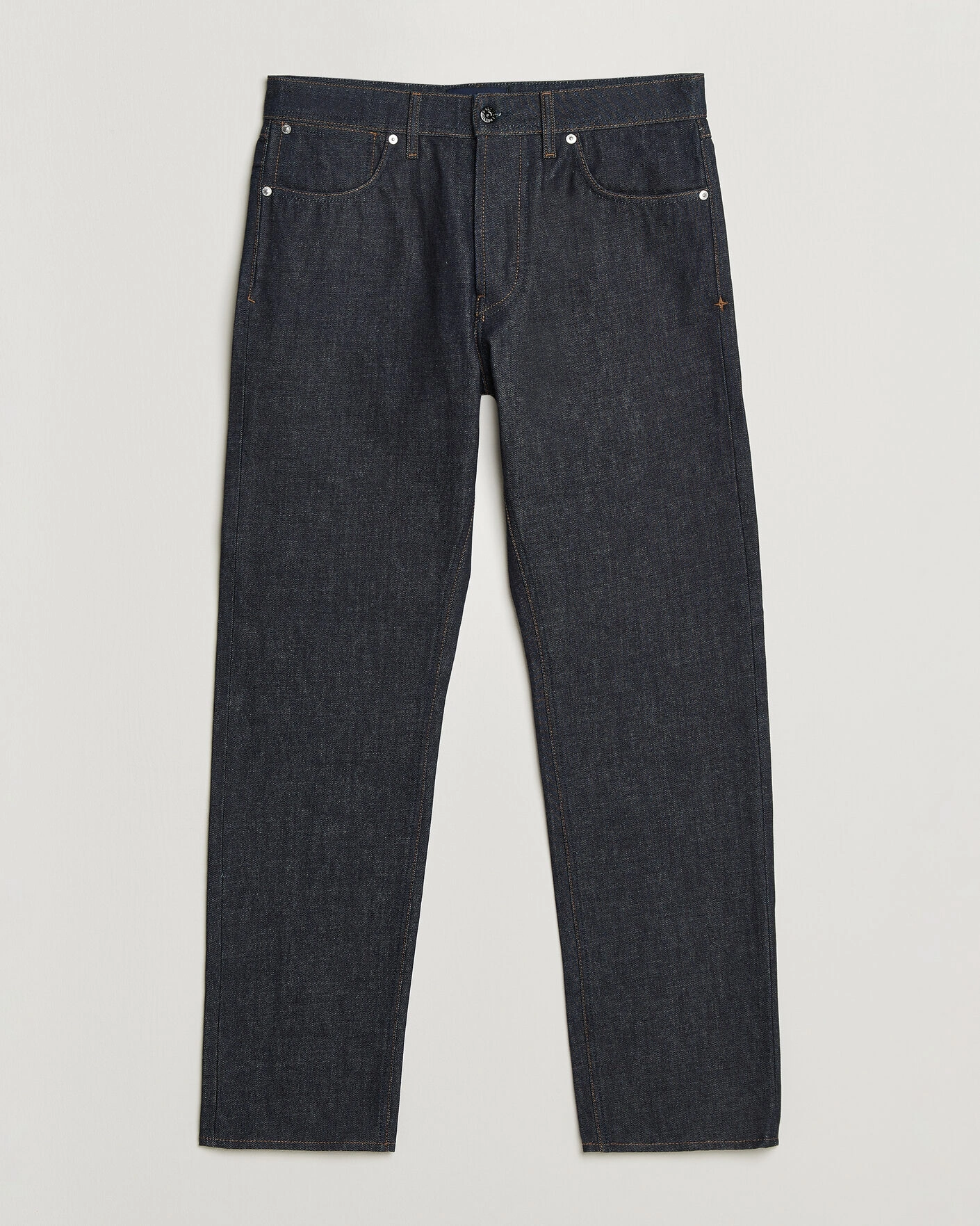 Herr | Jeans | Stone Island | Regular Straight Fit Indigo Jeans Blue Raw