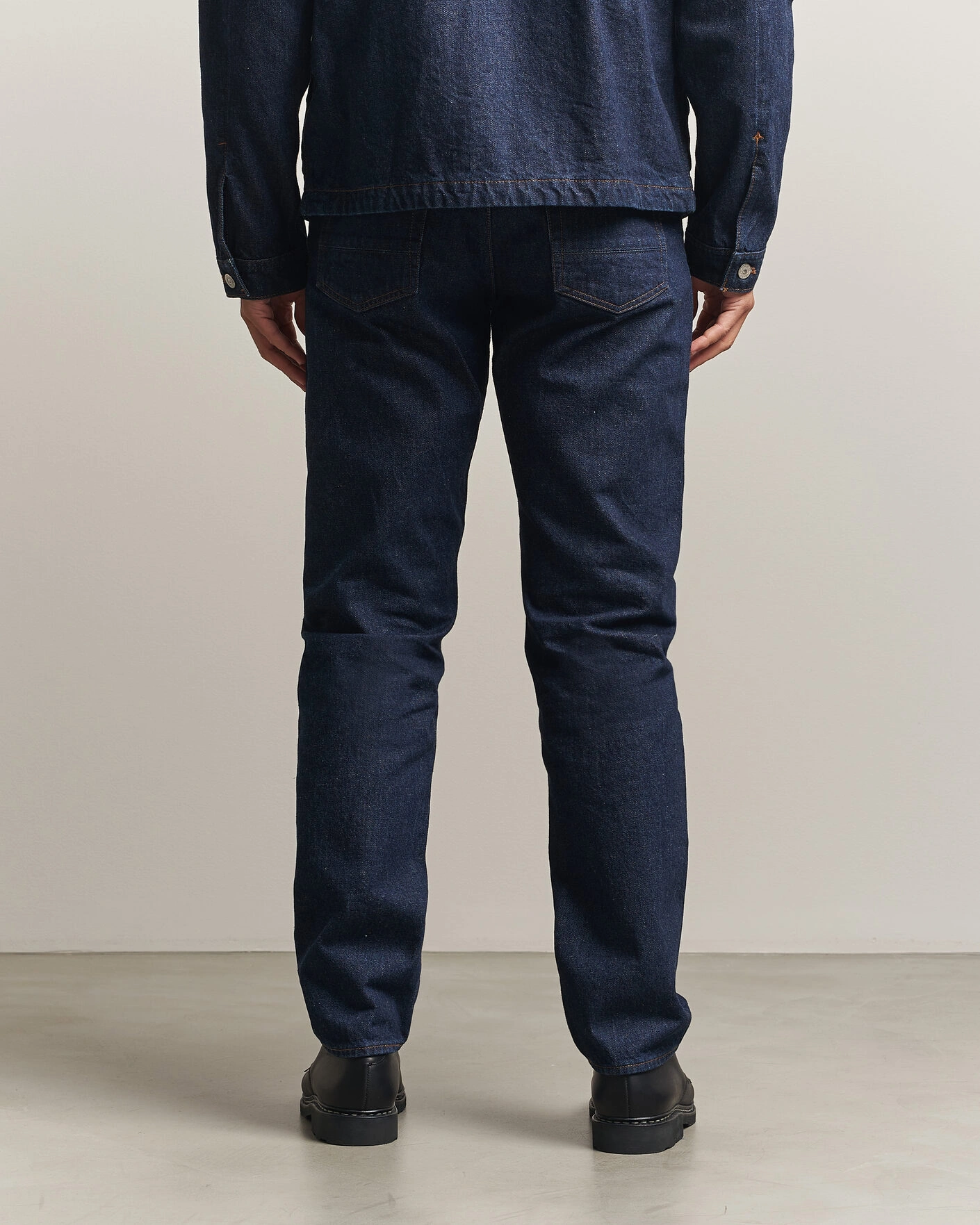 Herr | Jeans | Stone Island | Regular Straight Fit Indigo Jeans Blue Rinse