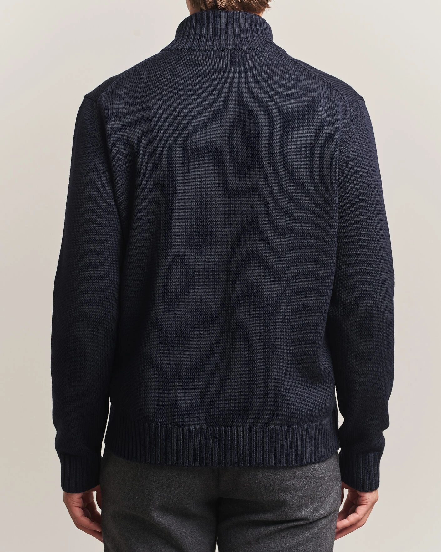 Herr | Tröjor | Zanone | Virgin Merino Wool Chioto Navy
