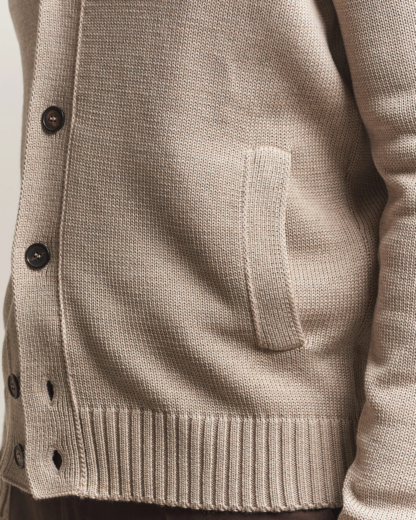 Herr | Tröjor | Zanone | Virgin Merino Wool Chioto Beige