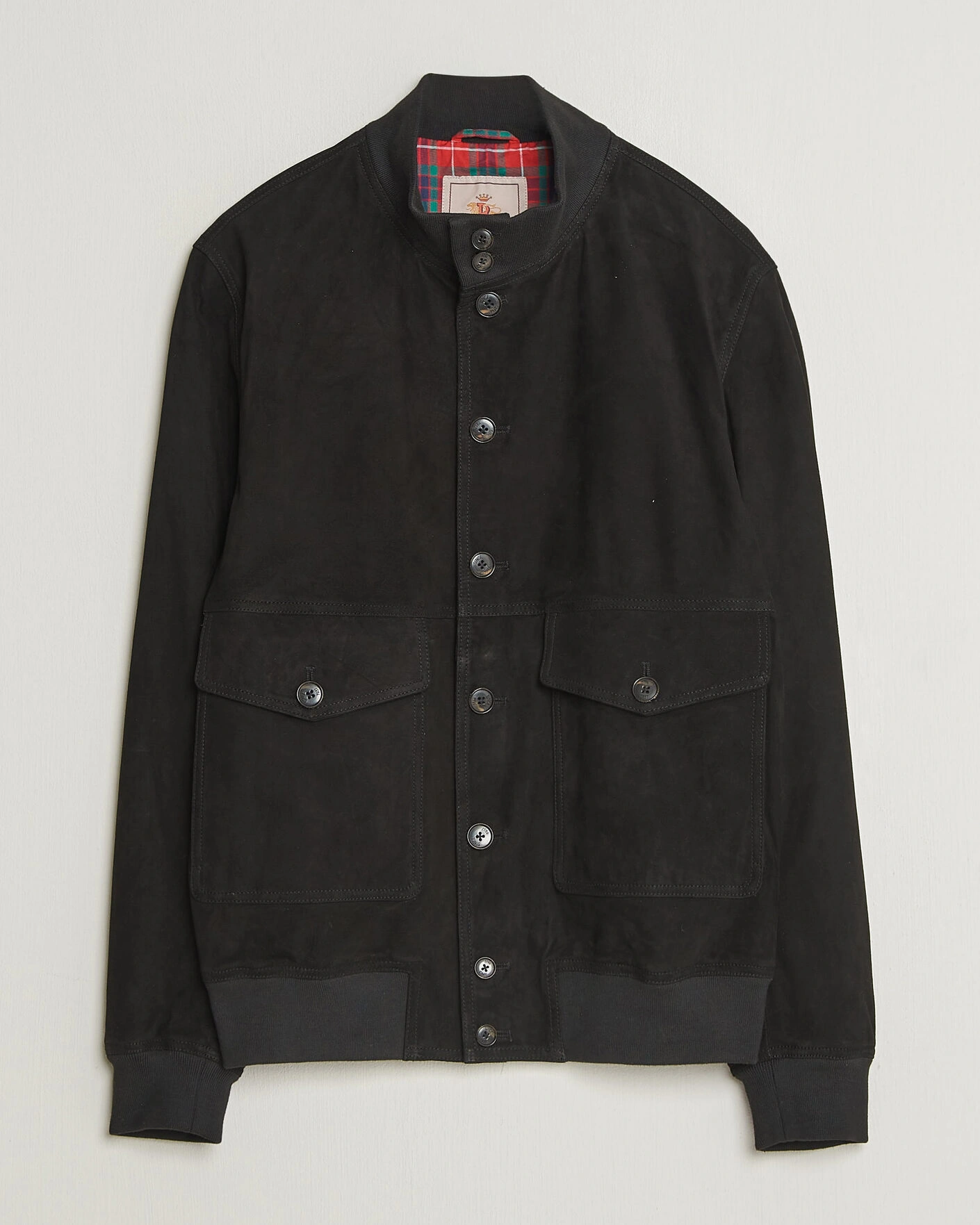Herr | Jackor | Baracuta | Suede Blouson Jacket Black