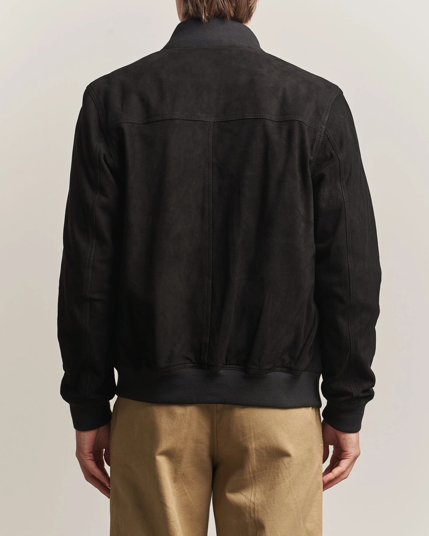 Herr | Jackor | Baracuta | Suede Blouson Jacket Black