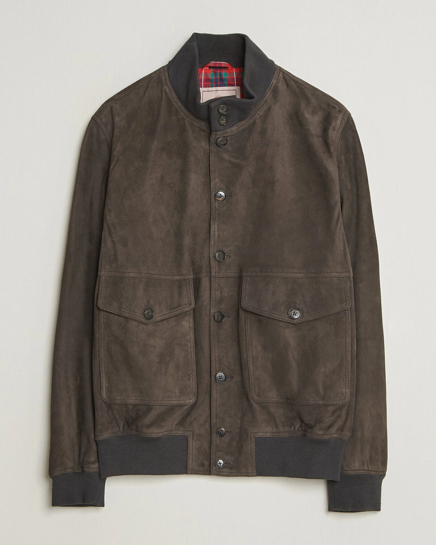 Herr | Jackor | Baracuta | Suede Blouson Jacket December Sky