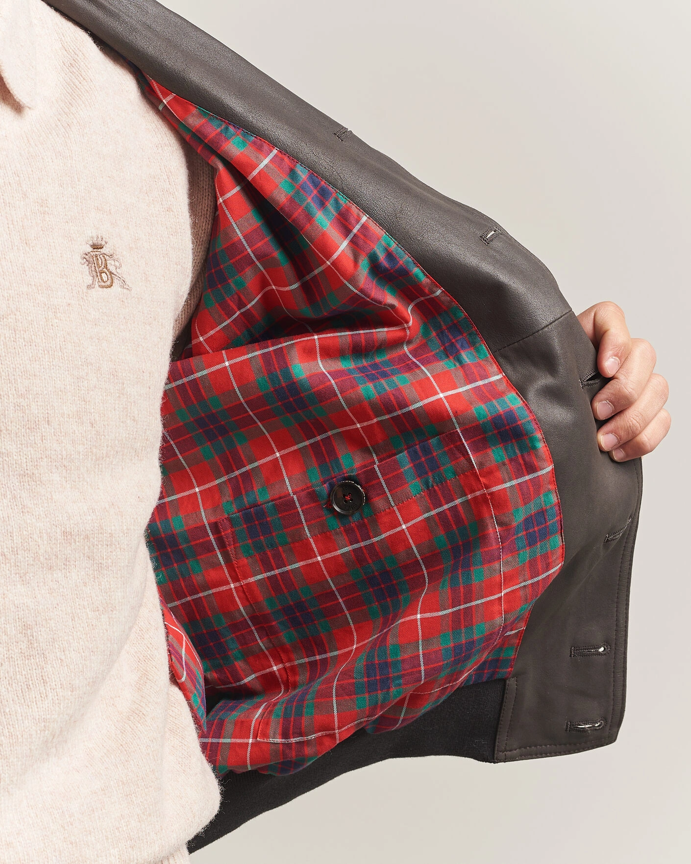 Herr | Jackor | Baracuta | Suede Blouson Jacket December Sky