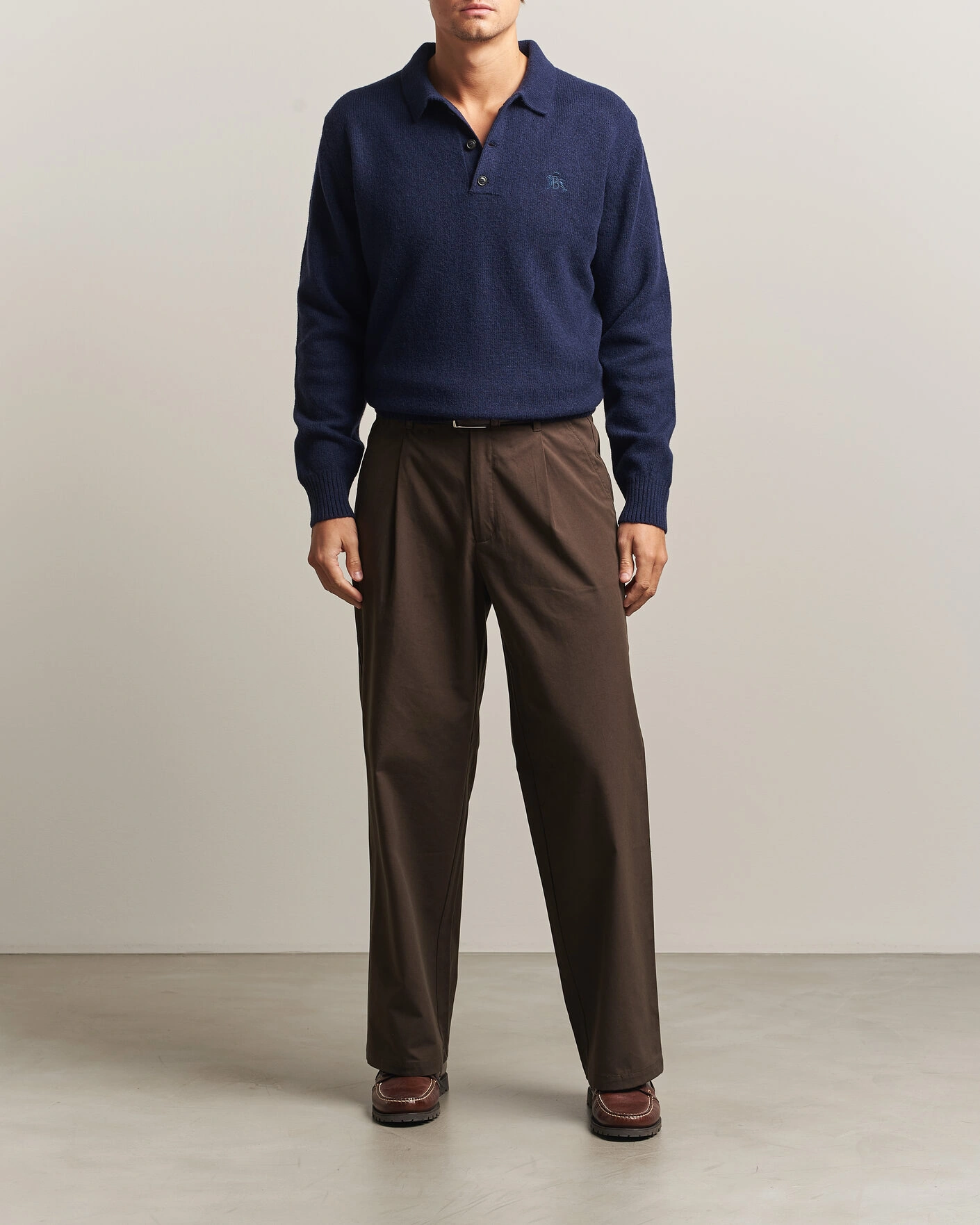 Herr | Tröjor | Baracuta | Shetland Polo Navy