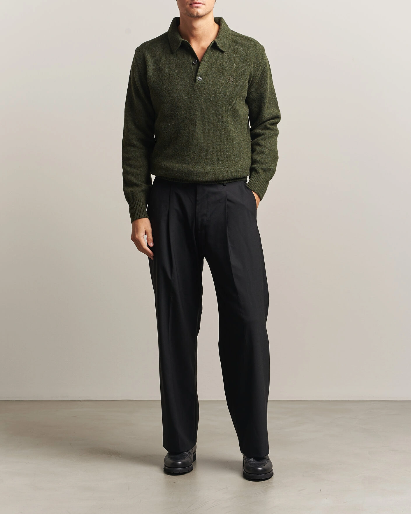 Herr | Tröjor | Baracuta | Shetland Polo Beech