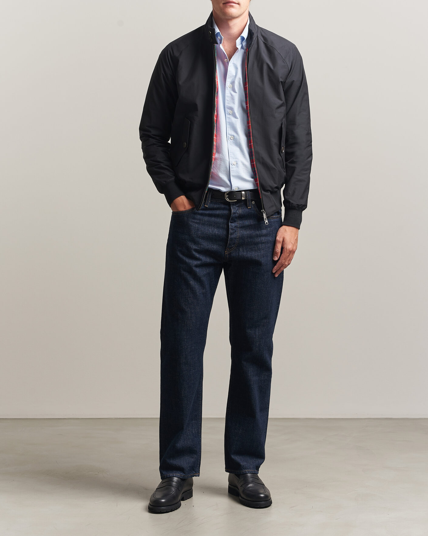Herr | Jackor | Baracuta | G9 Original Harrington Jacket Dark Navy