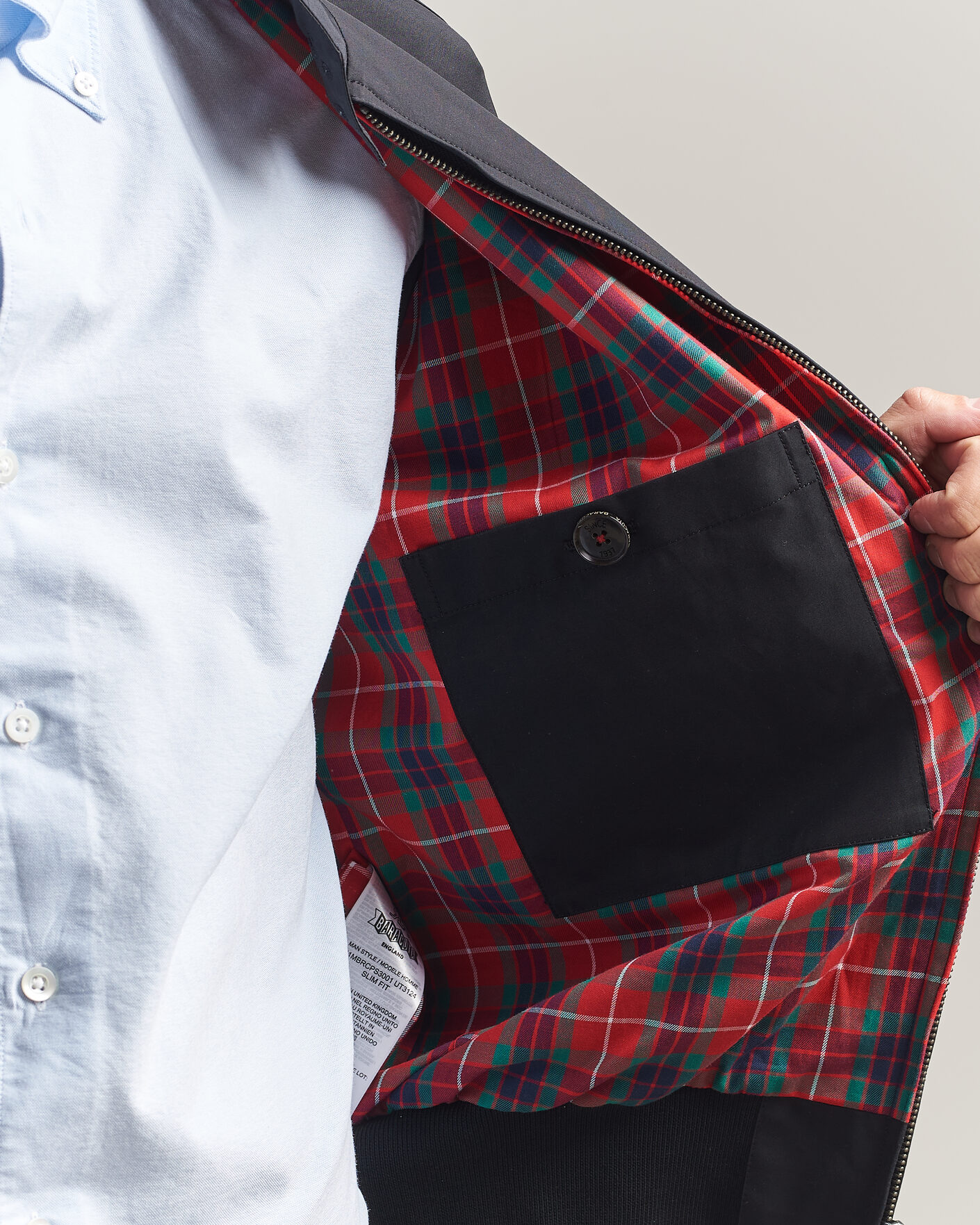 Herr | Jackor | Baracuta | G9 Original Harrington Jacket Dark Navy