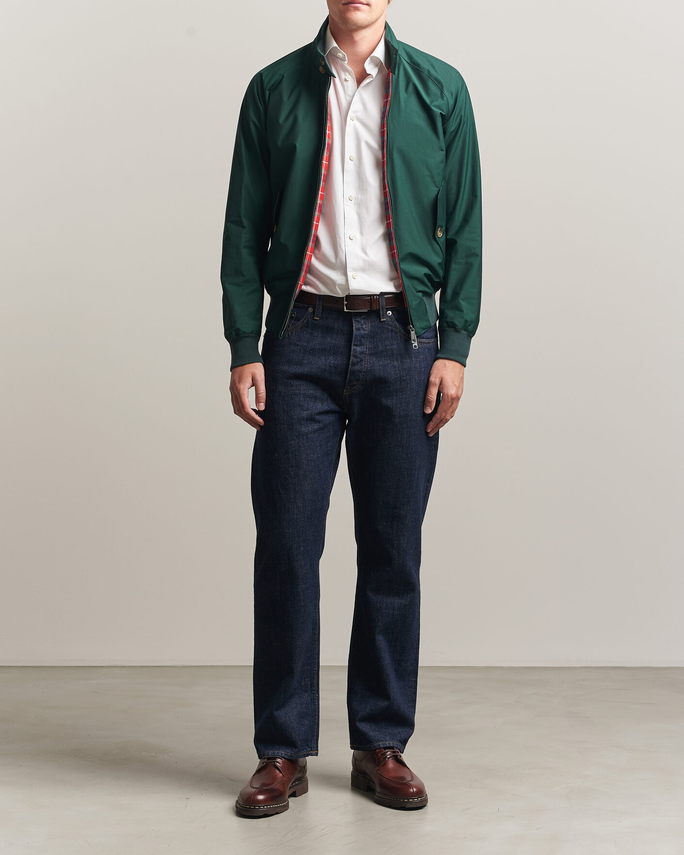 Herr | Jackor | Baracuta | G9 Original Harrington Jacket Racing Green