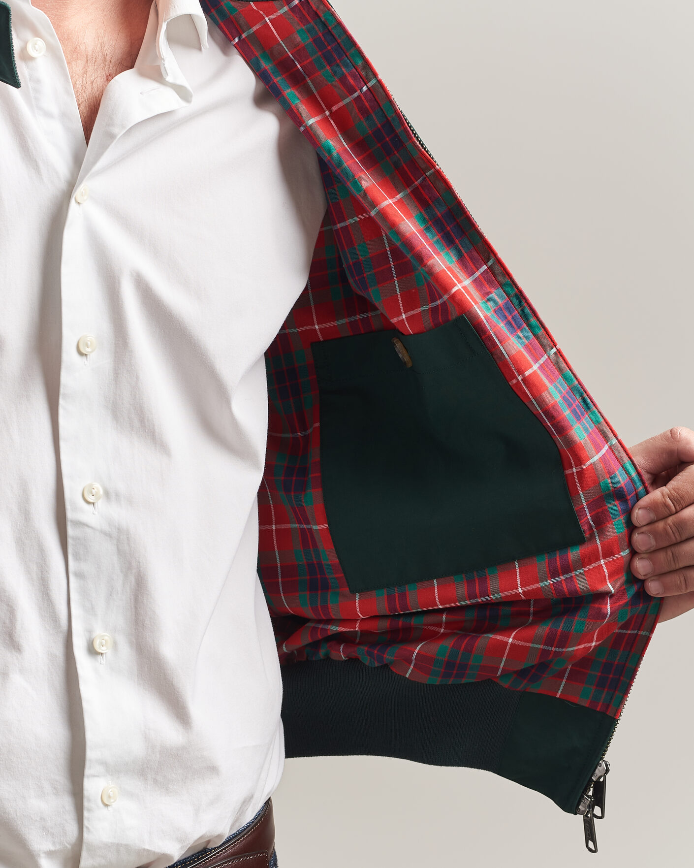 Herr | Jackor | Baracuta | G9 Original Harrington Jacket Racing Green