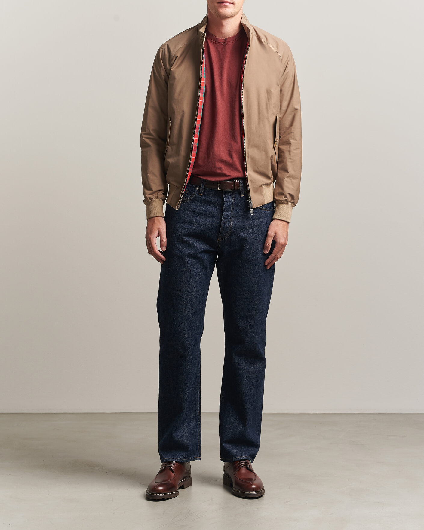 Herr | Jackor | Baracuta | G9 Original Harrington Jacket Tan