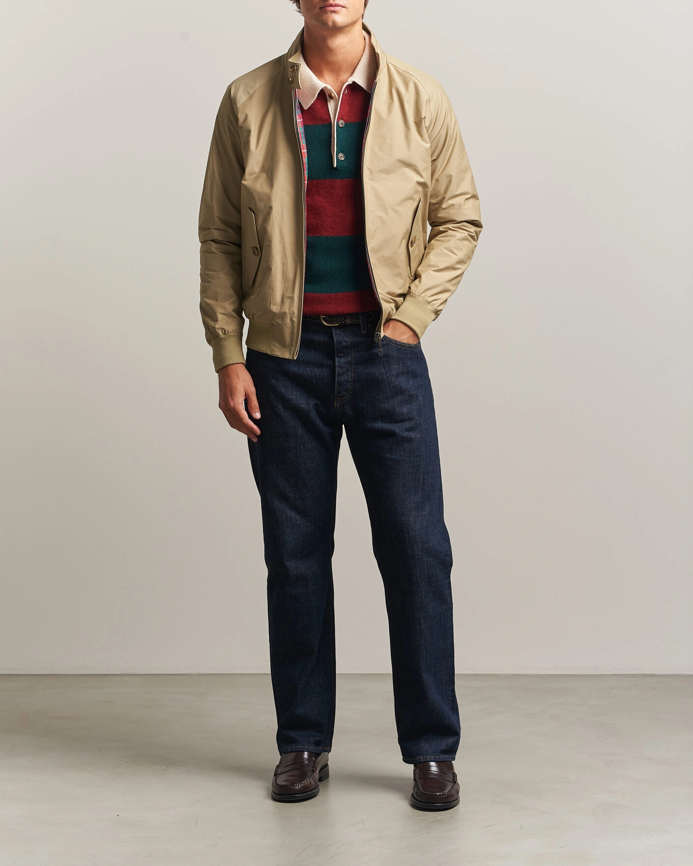 Herr | Jackor | Baracuta | G9 Original Harrington Jacket Natural