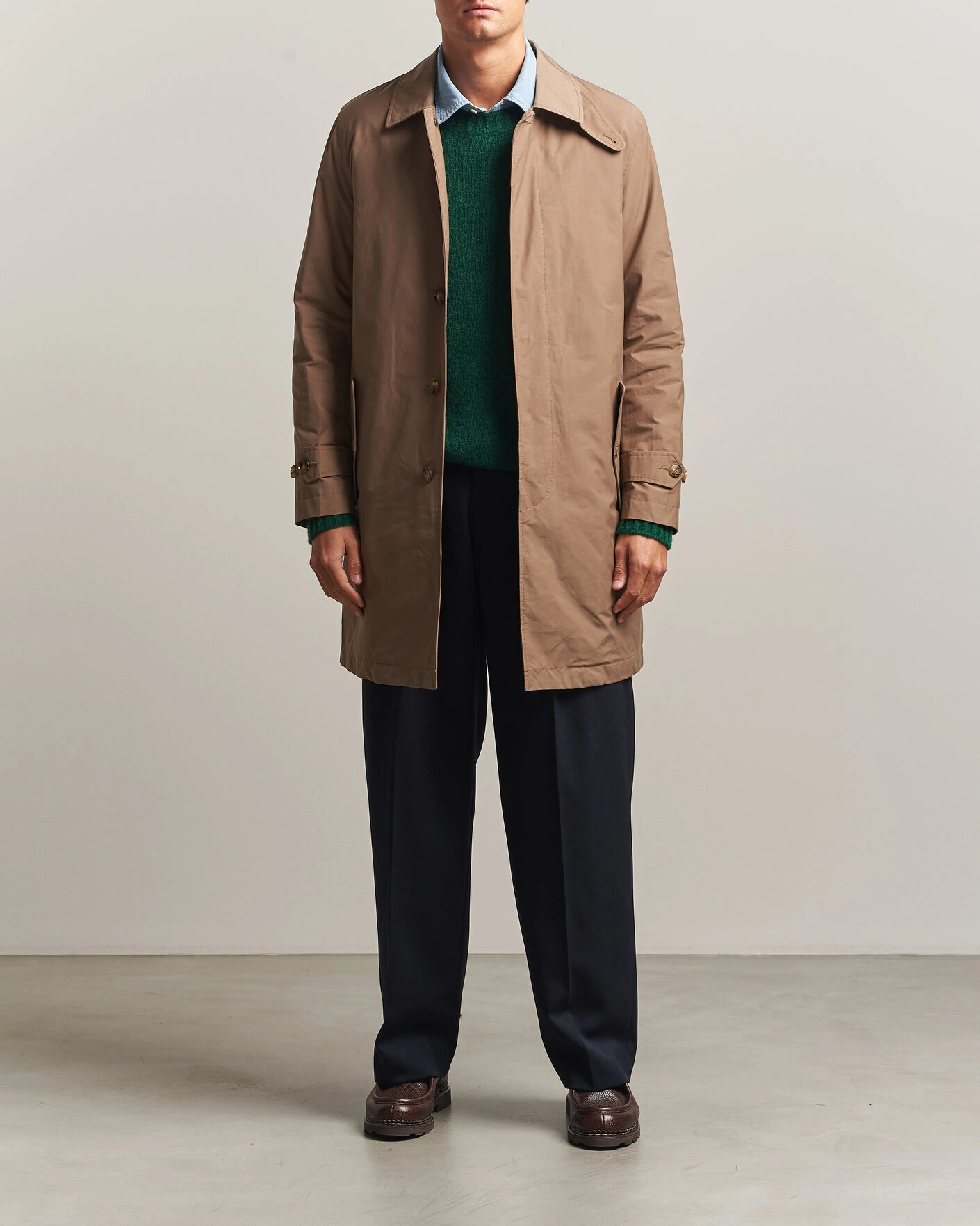 Herr | Jackor | Baracuta | G10 Detachable Cloth Coat Tan