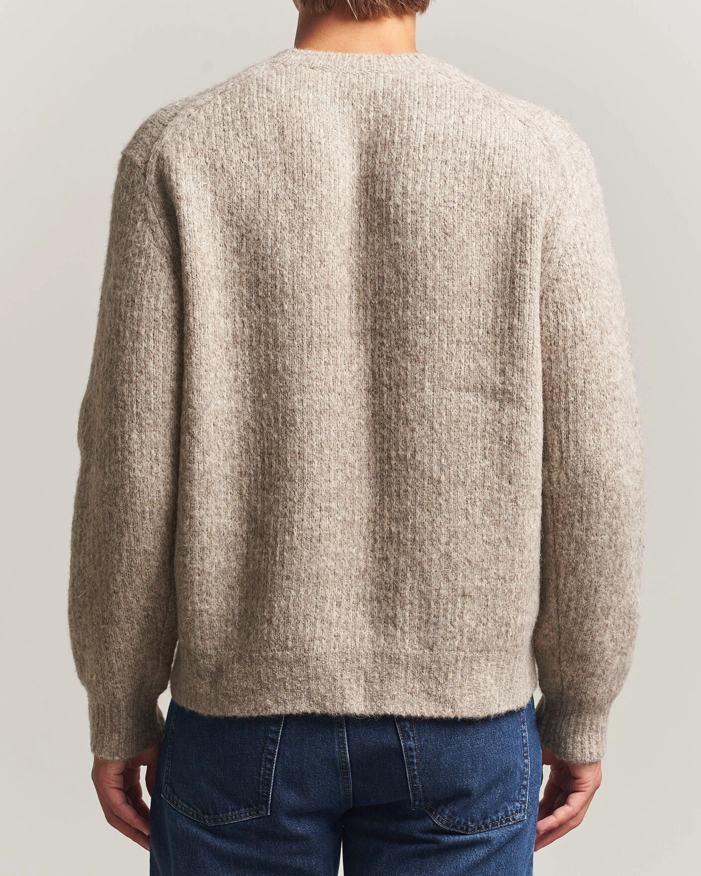Herr | Tröjor | Sunflower | Yak Sweater Dark Oat