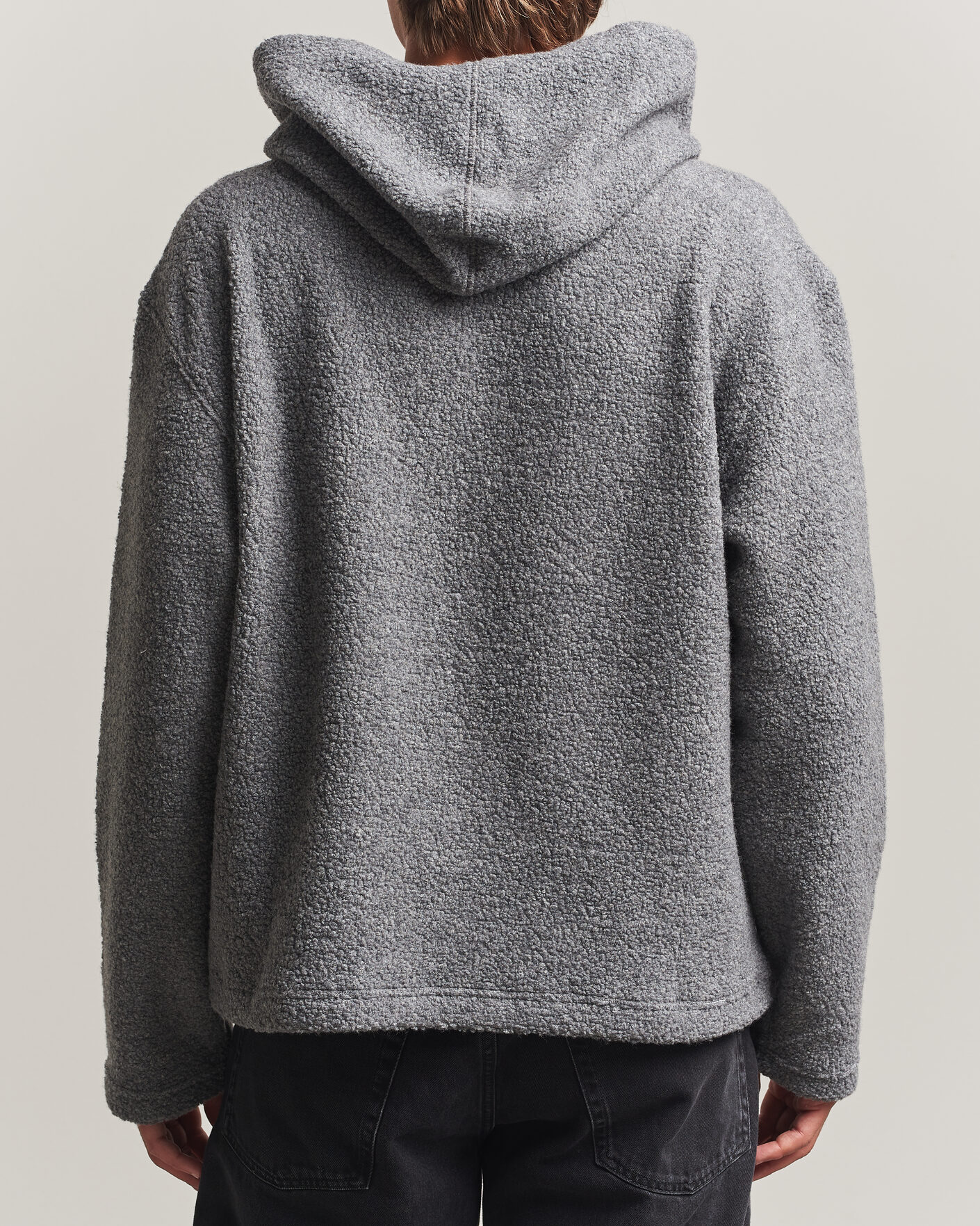 Herr | Tröjor | Sunflower | Wool Hoodie Grey Melange
