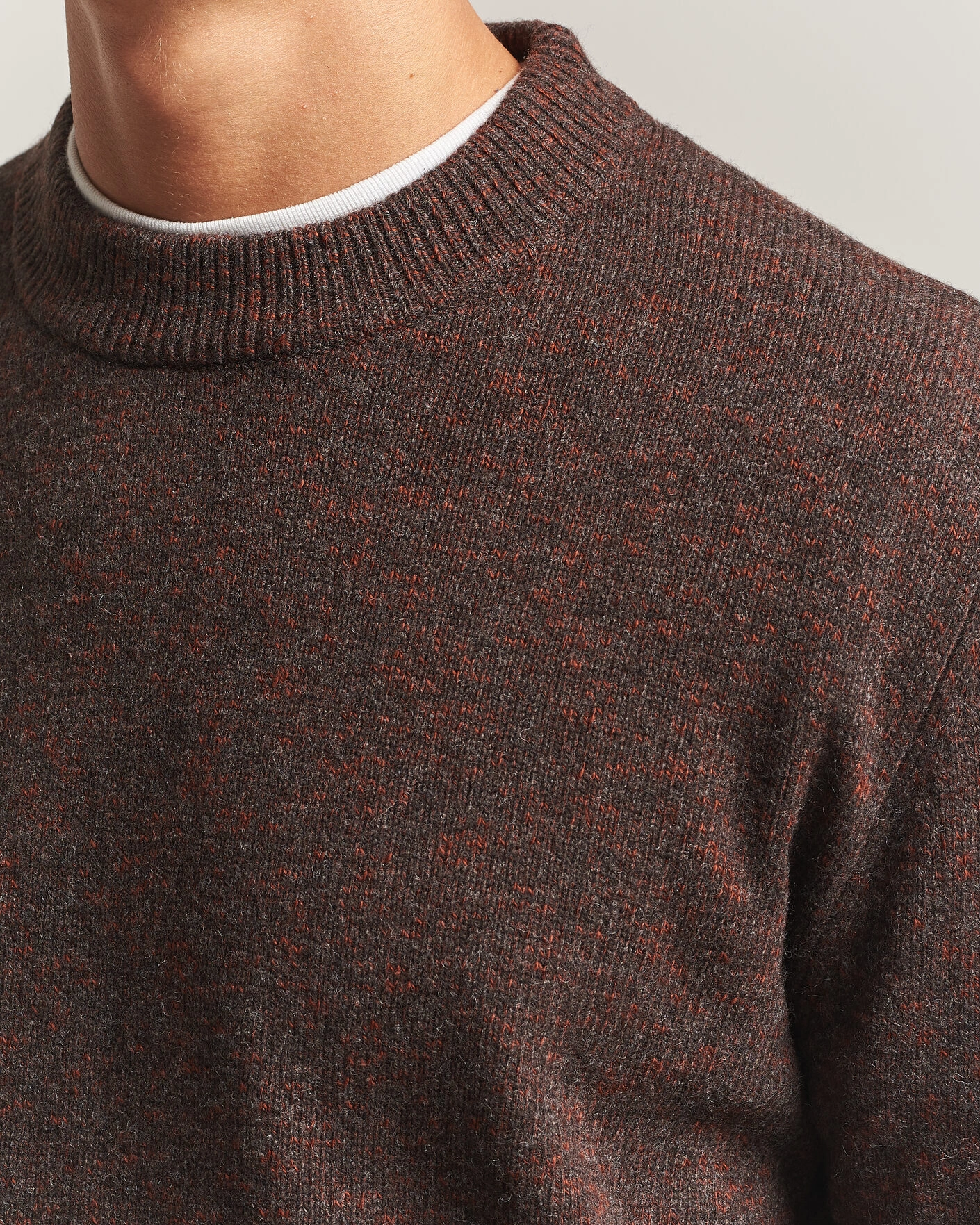 Herr | Tröjor | Sunflower | Moon Merino Sweater Brown