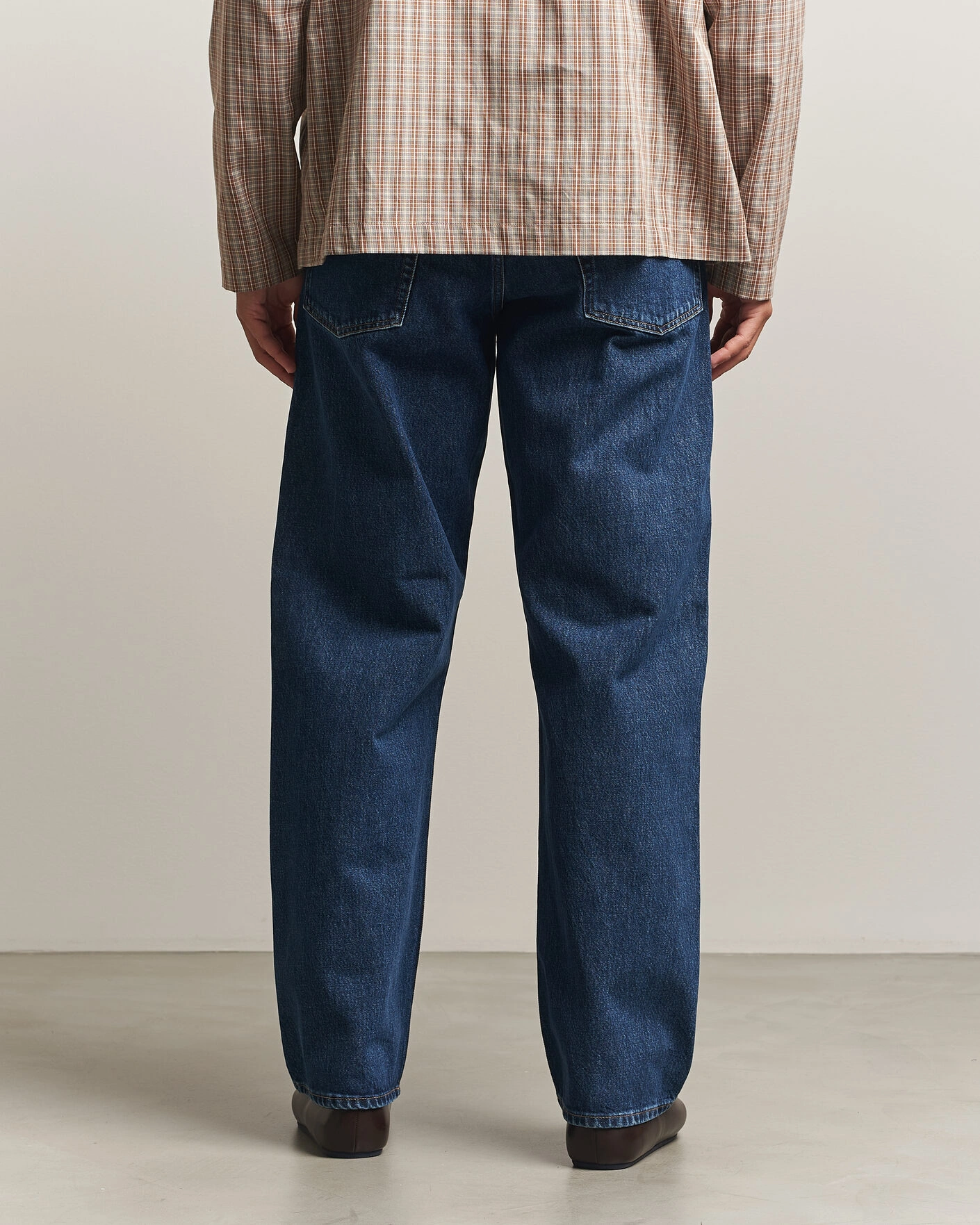 Herr | Byxor | Sunflower | Loose Jeans Blue Wash