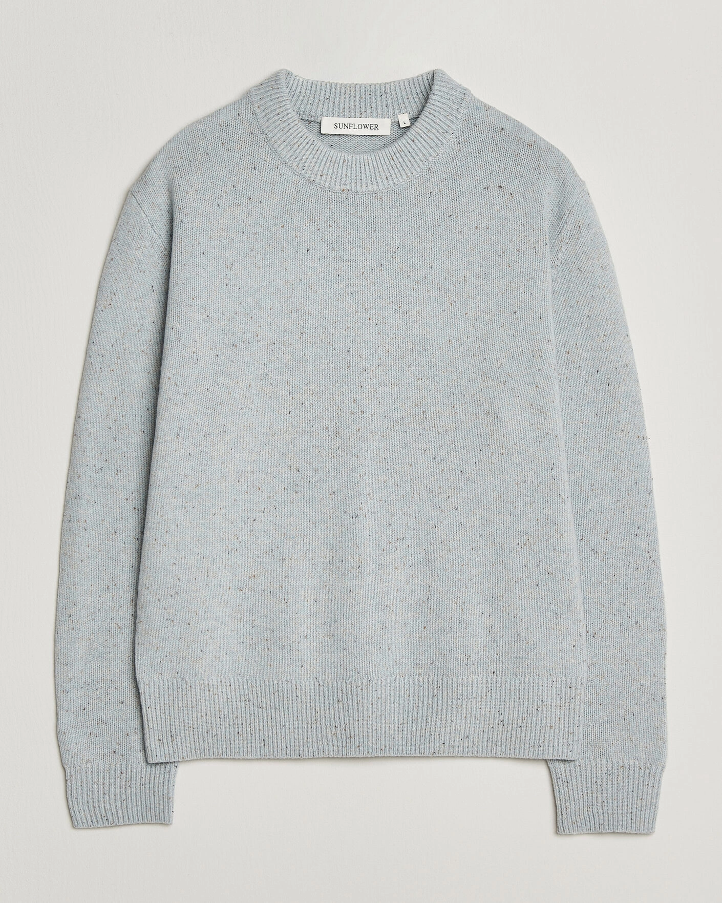 Herr | Tröjor | Sunflower | Moon Donegal Sweater Light Blue
