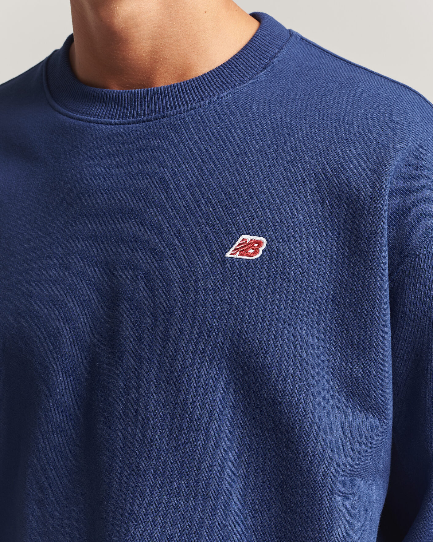 Herr | Tröjor | New Balance Made In US & UK | New Balance Made in Made In USA Core Sweatshirt Blue Oyster