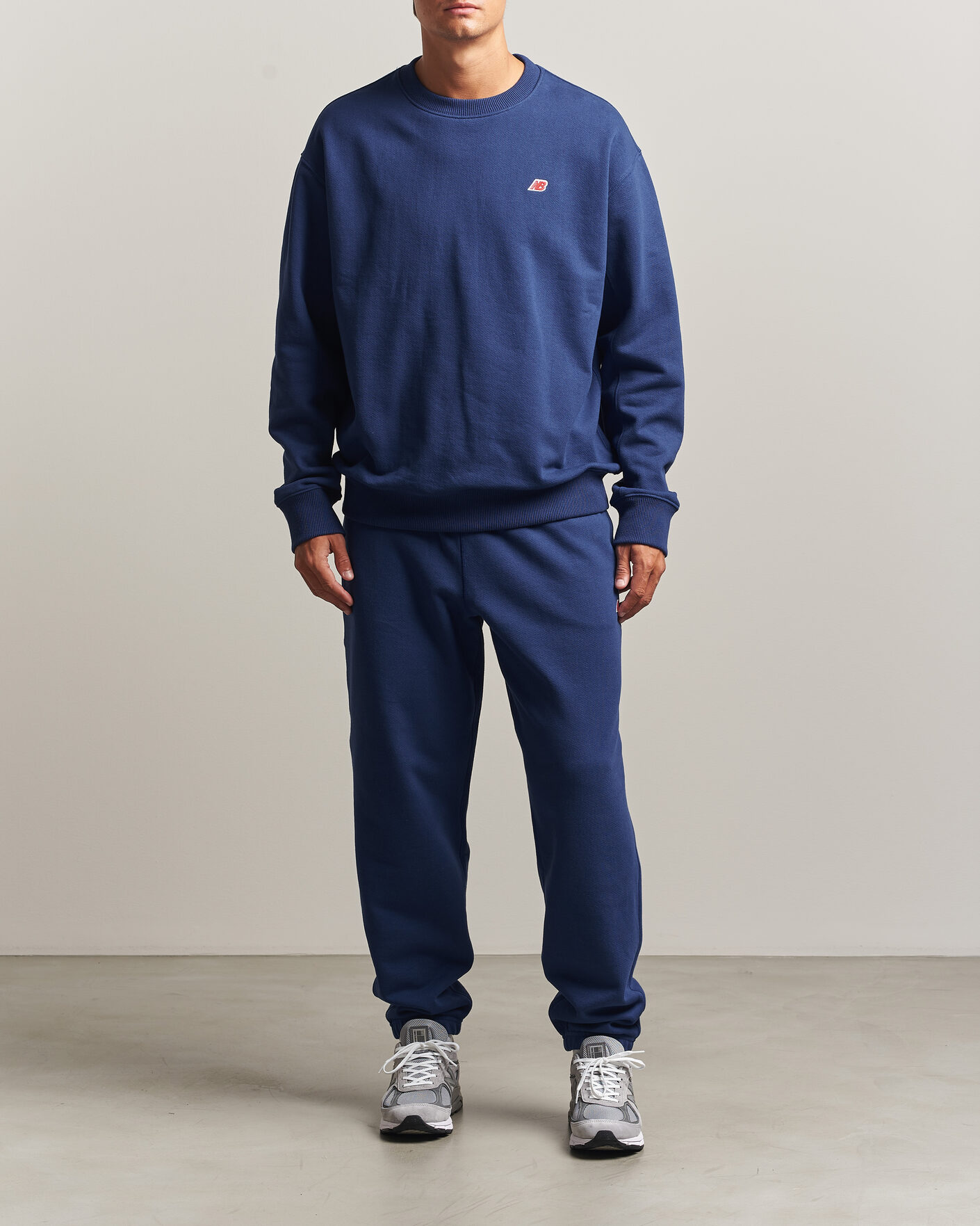 Herr | Byxor | New Balance Made In US & UK | New Balance Made in Made In USA Core Sweatpants Blue Oyster