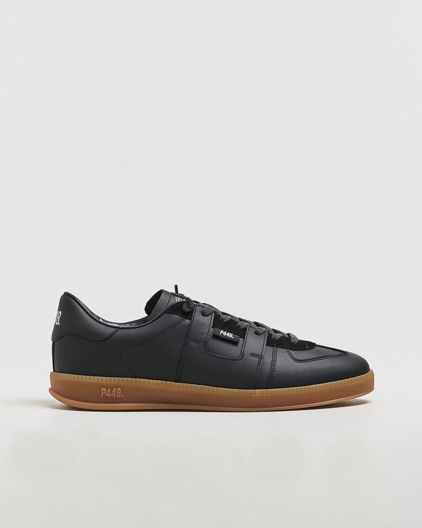 Herr | Sneakers | P448 | Monza Leather/Suede Sneaker Black
