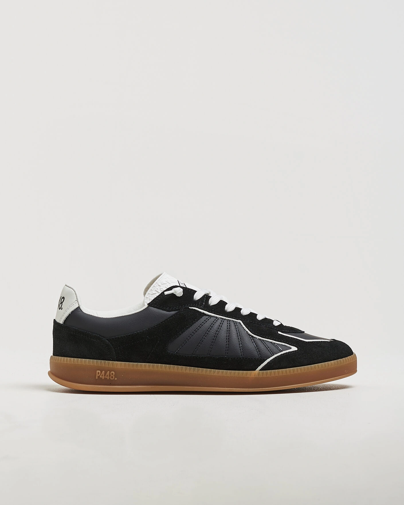 Herr | Sneakers | P448 | Marte Leather/Suede Sneaker Black