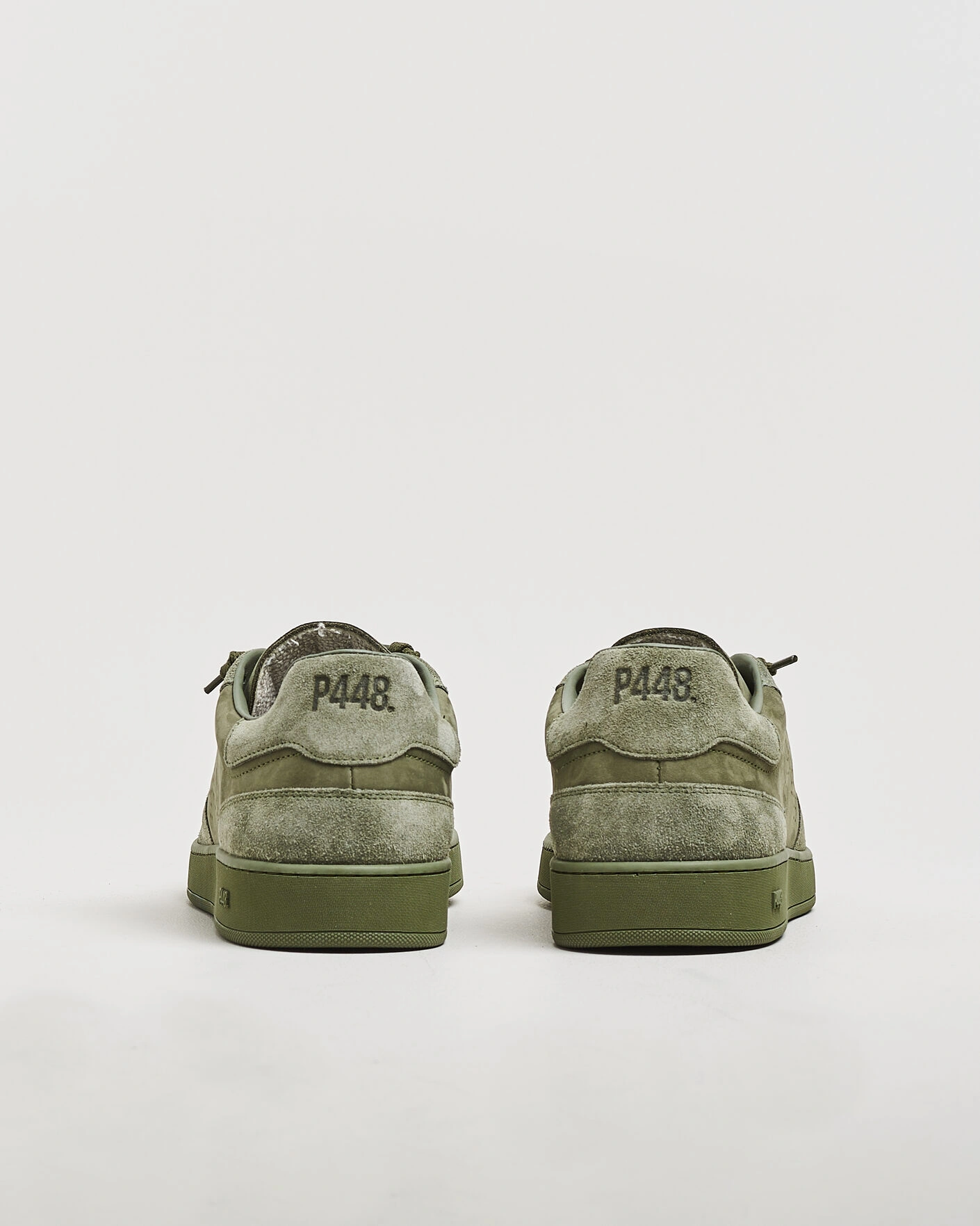 Herr | Sneakers | P448 | Vert Leather Sneaker Army Green