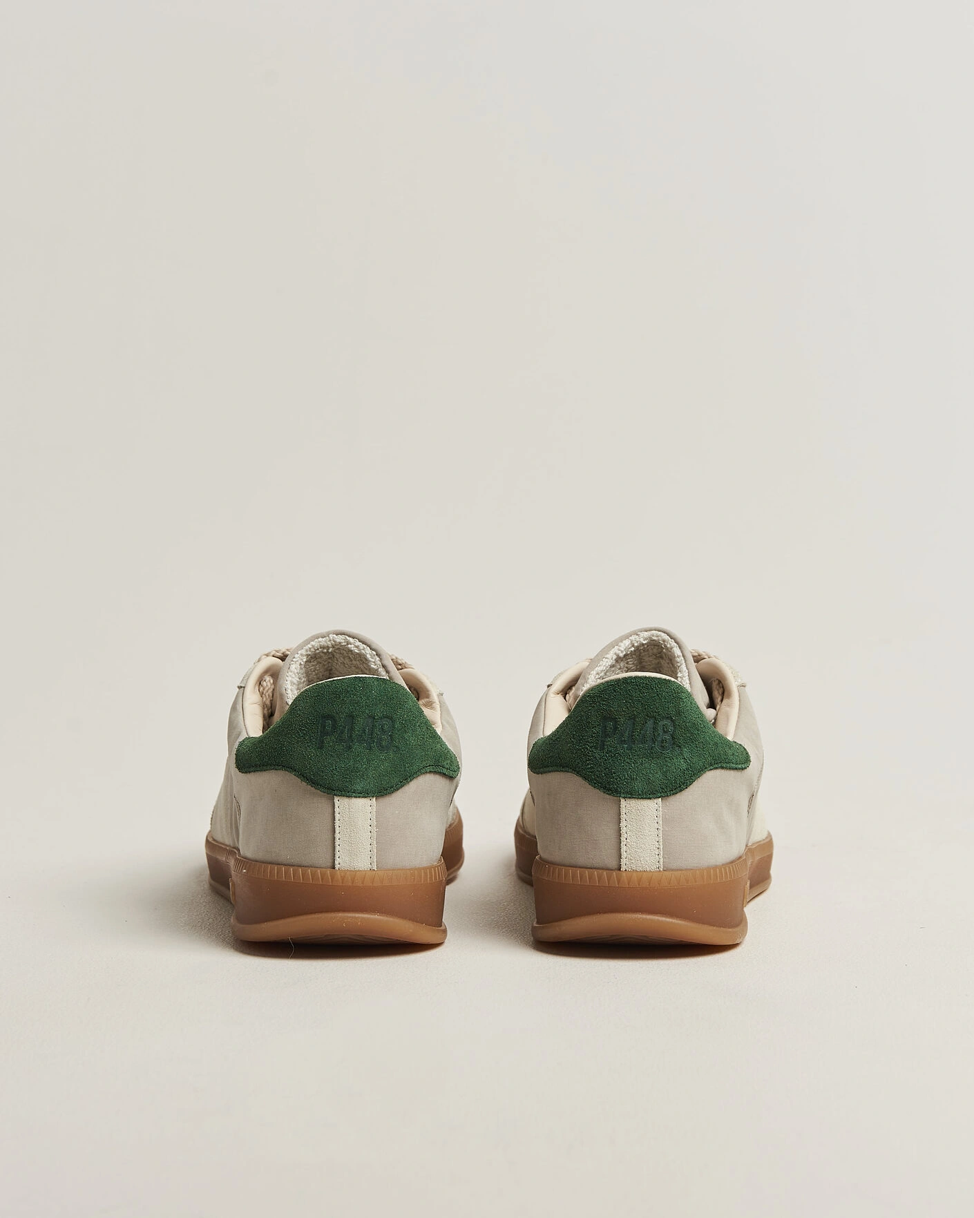 Herr | Sneakers | P448 | Monza Suede Sneaker Beige/White