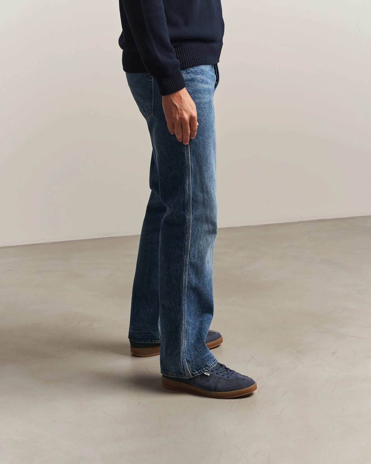 Herr | Sneakers | P448 | Monza Suede Sneaker Total Blue