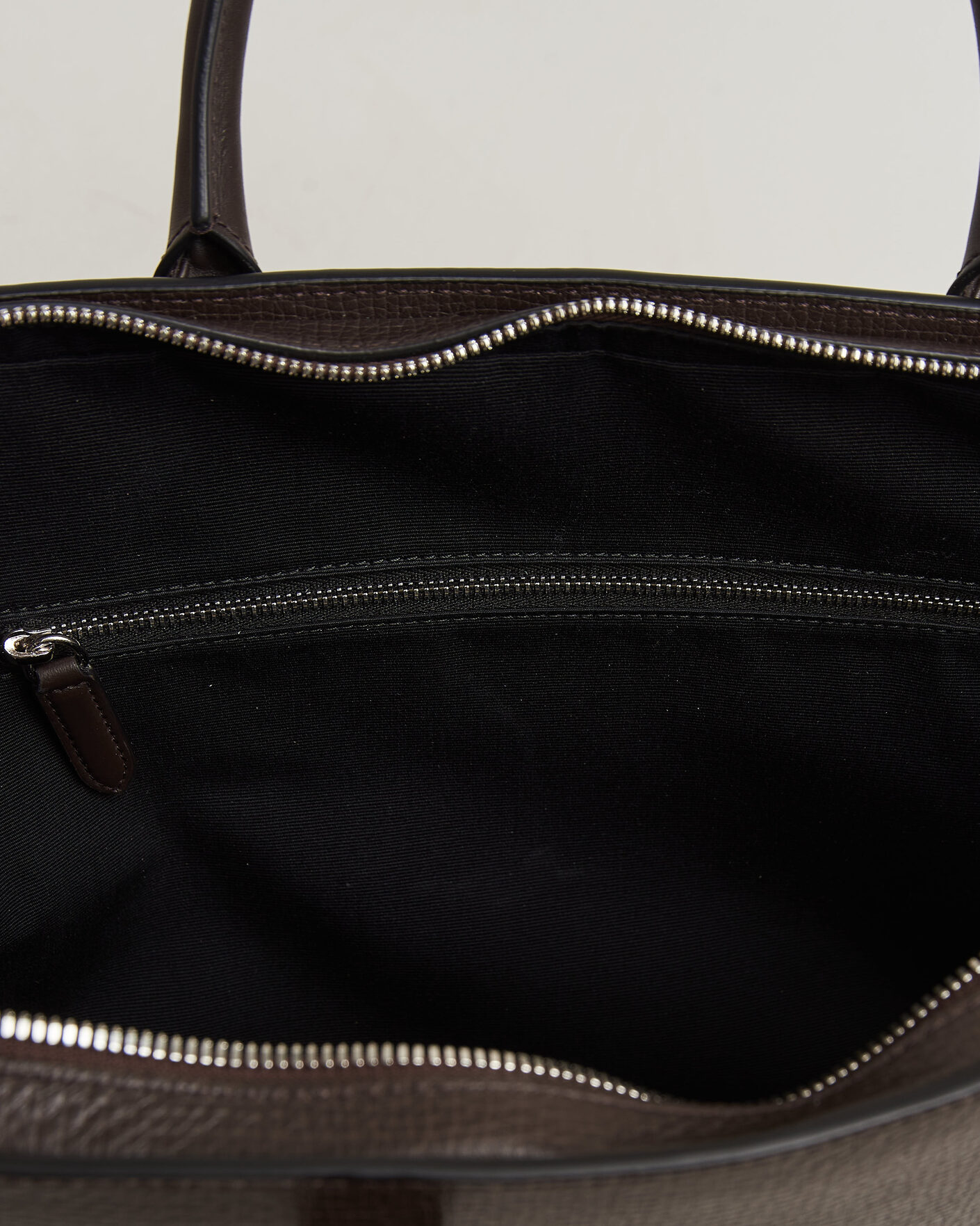 Herr | Väskor | Smythson | Ludlow Ultra Slim Briefcase With Zip Front Dark Brown