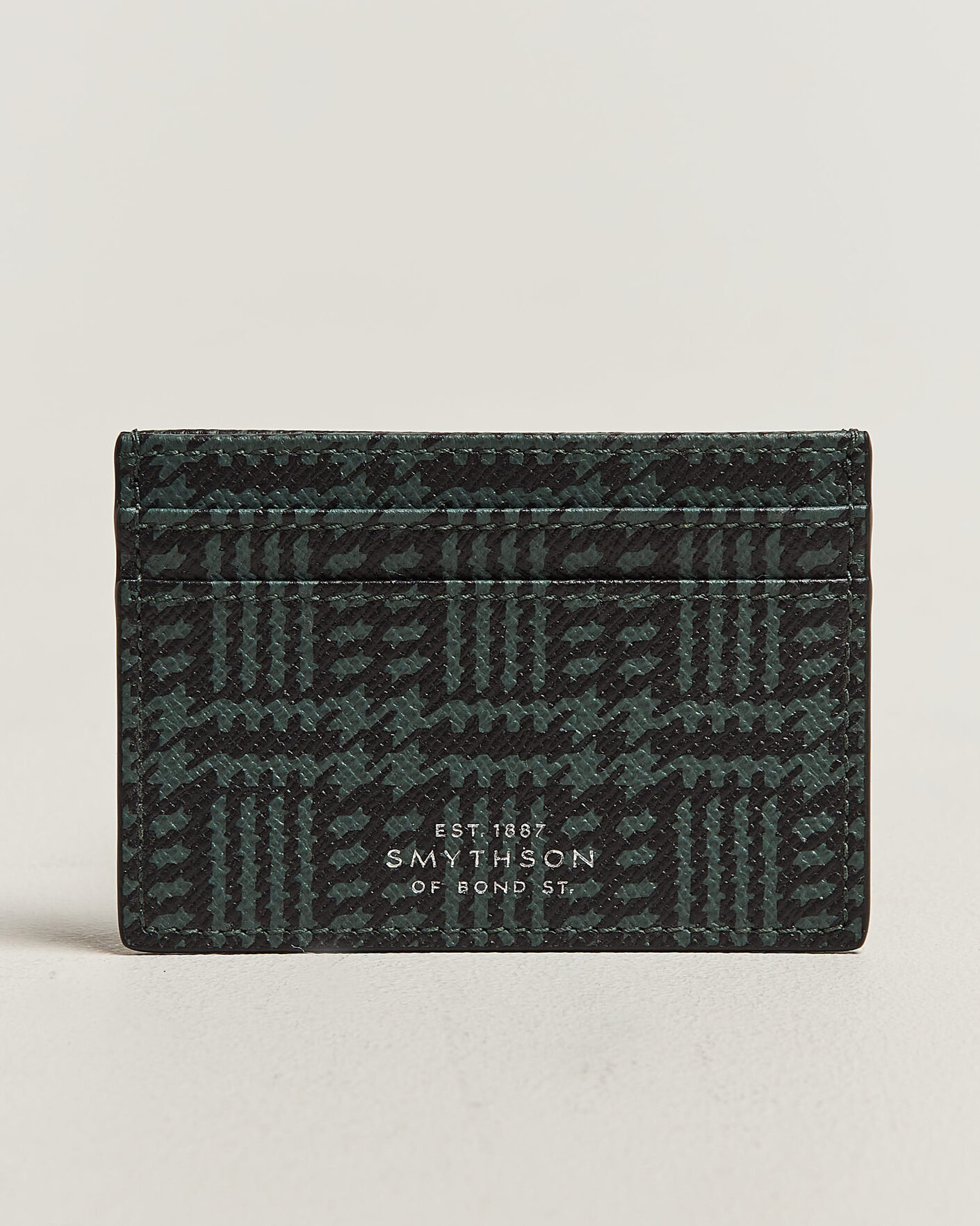 Herr | Plånböcker | Smythson | Panama Tweed Flat Cardholder Slate Green