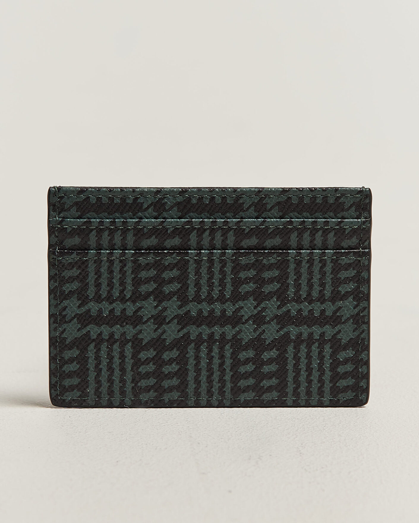Herr | Plånböcker | Smythson | Panama Tweed Flat Cardholder Slate Green