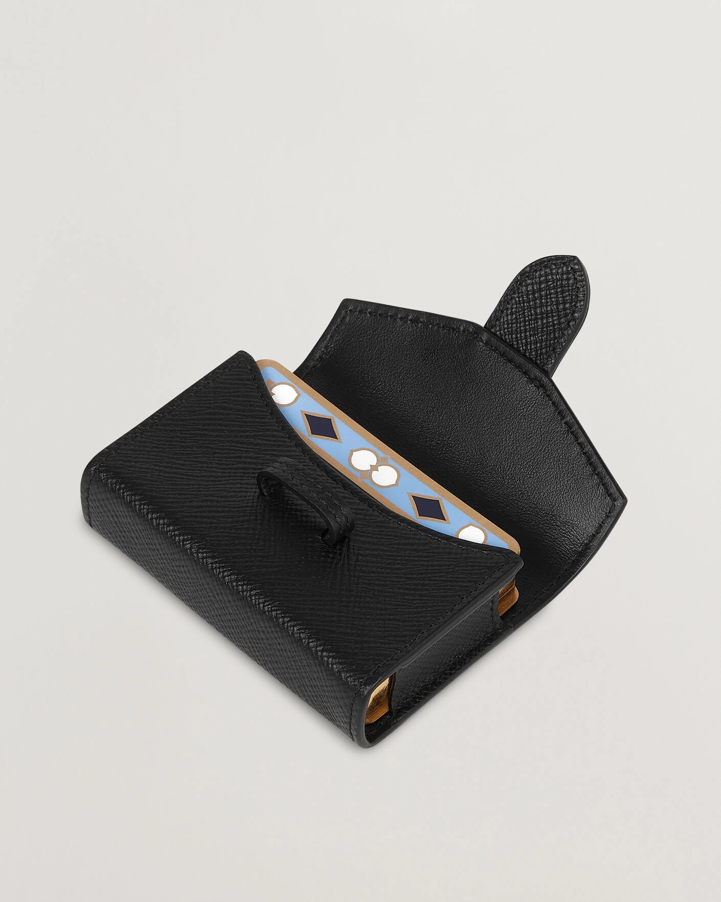 Herr | Till hemmet | Smythson | Playing Cardcase Black