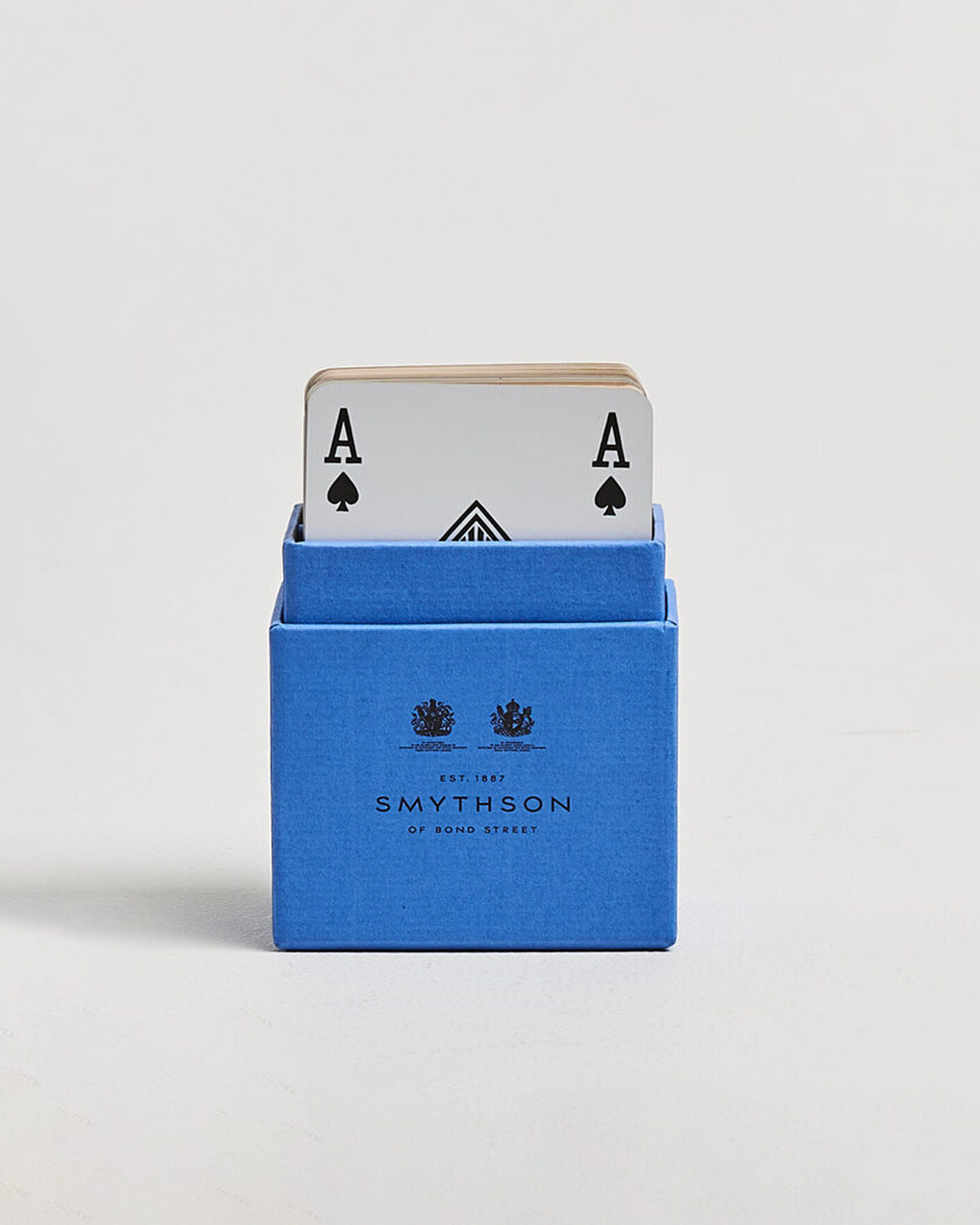 Herr | Till hemmet | Smythson | Playing Card Nile Blue