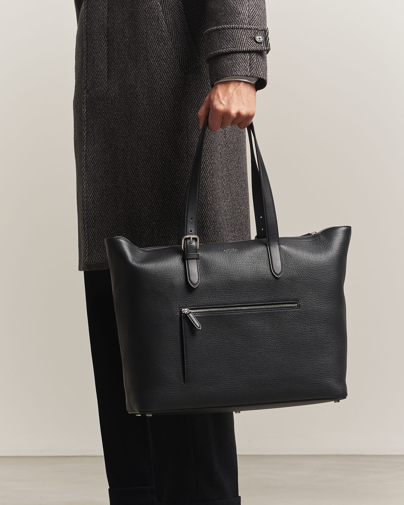 Herr | Väskor | Smythson | Ludlow Travel Tote Black