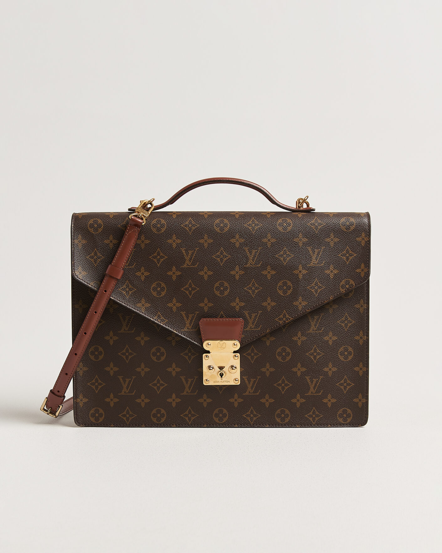 Herr | Pre-Owned & Vintage Bags | Louis Vuitton Pre-Owned | Porte Document Bandouliére Monogram