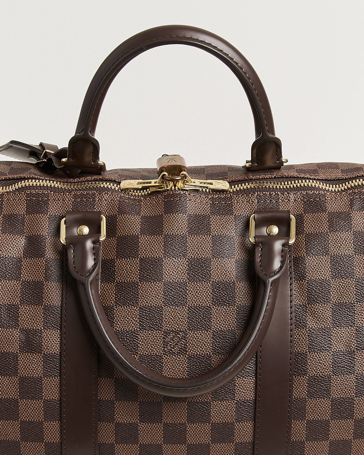 Herr | Pre-Owned & Vintage Bags | Louis Vuitton Pre-Owned | Keepall 50 Damier Ebene