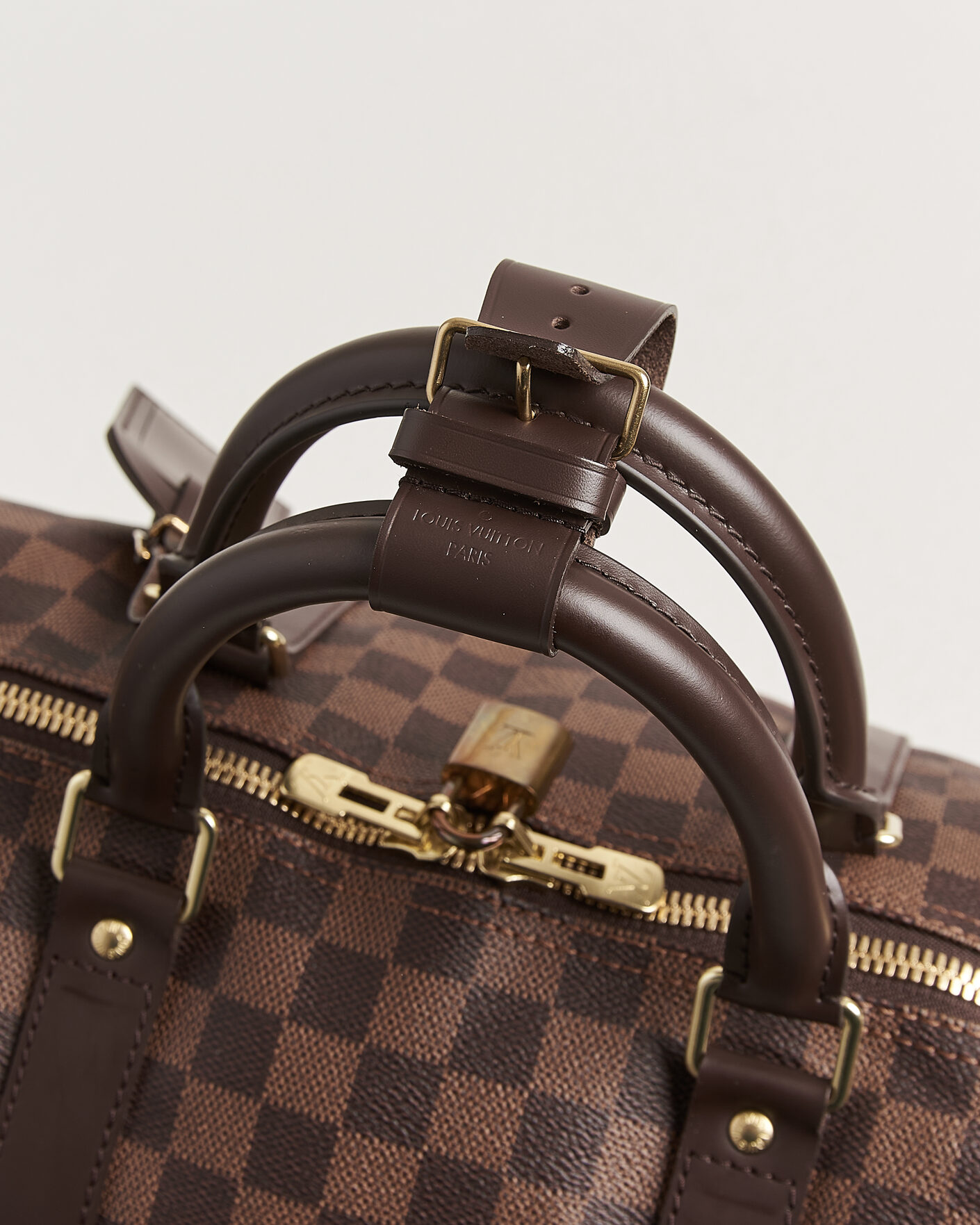 Herr | Pre-Owned & Vintage Bags | Louis Vuitton Pre-Owned | Keepall 50 Damier Ebene